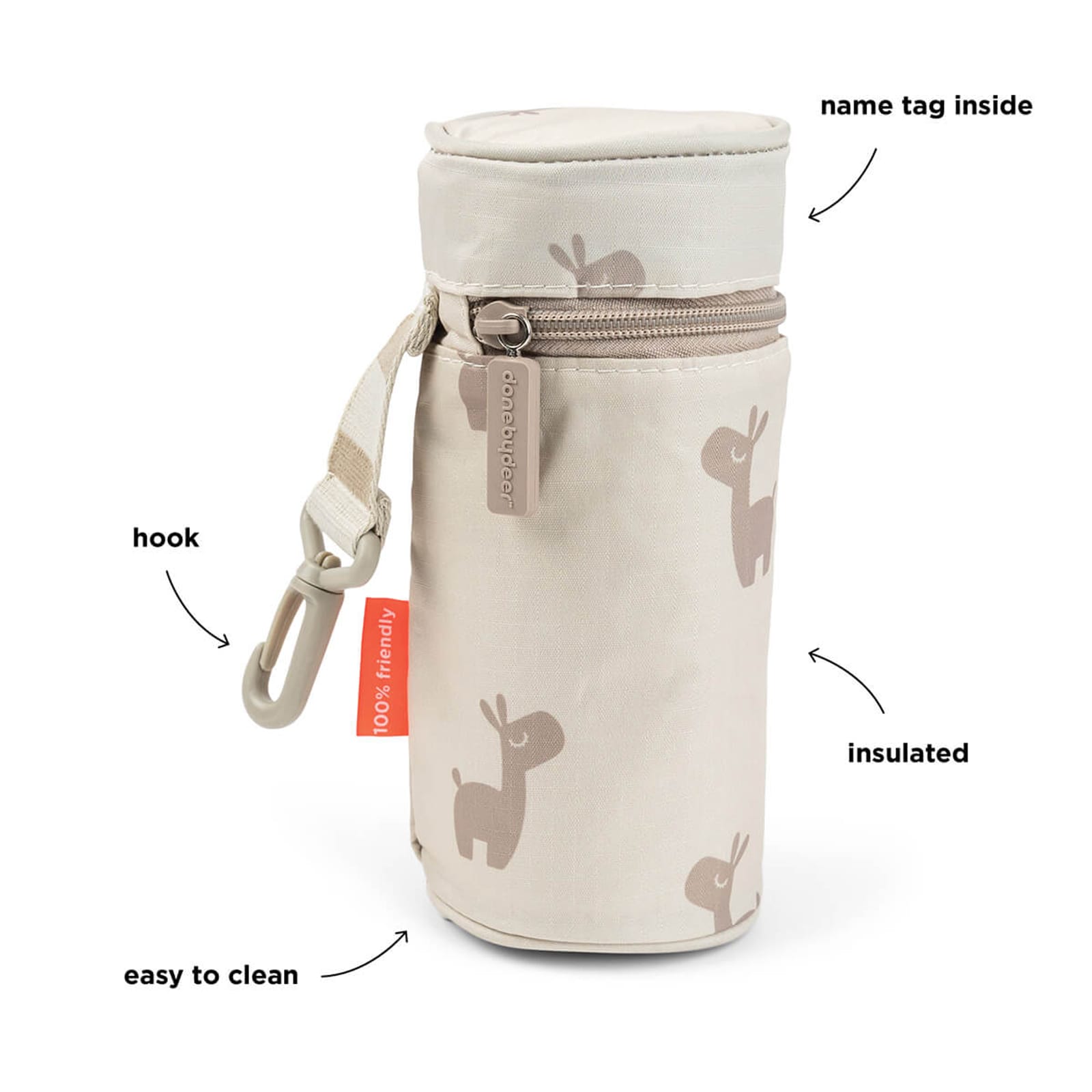 Insulated Bottle Holder - Lalee Sand