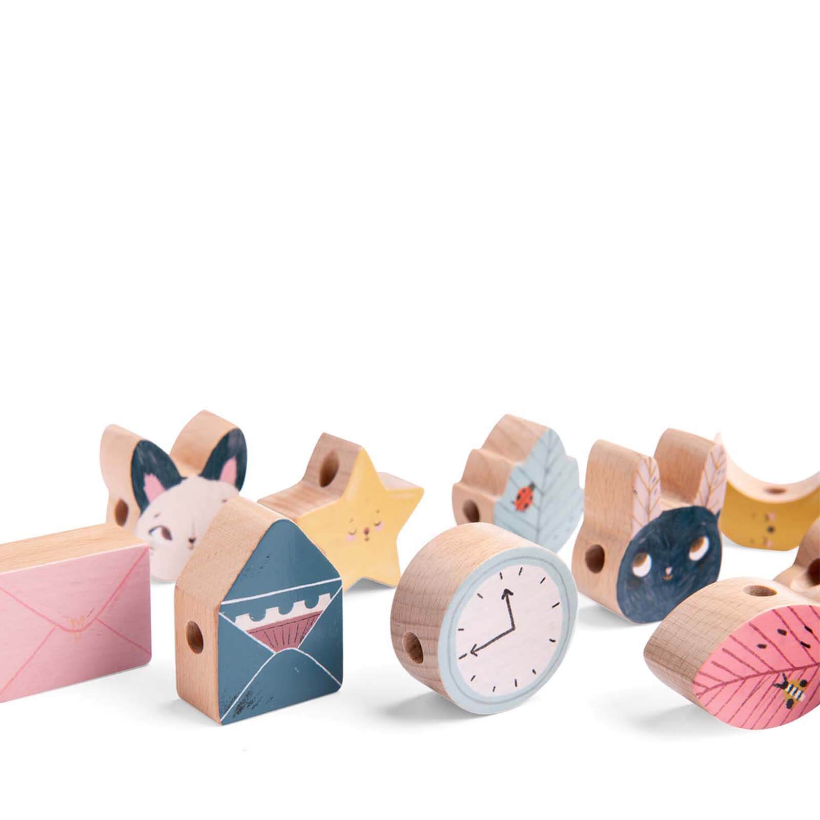 Lacing Bead Set - Little Rabbits