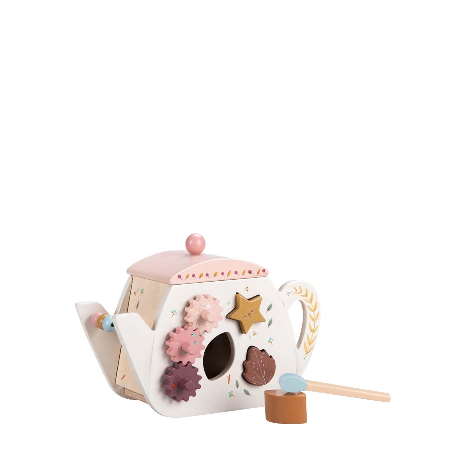 Wooden Activity Teapot