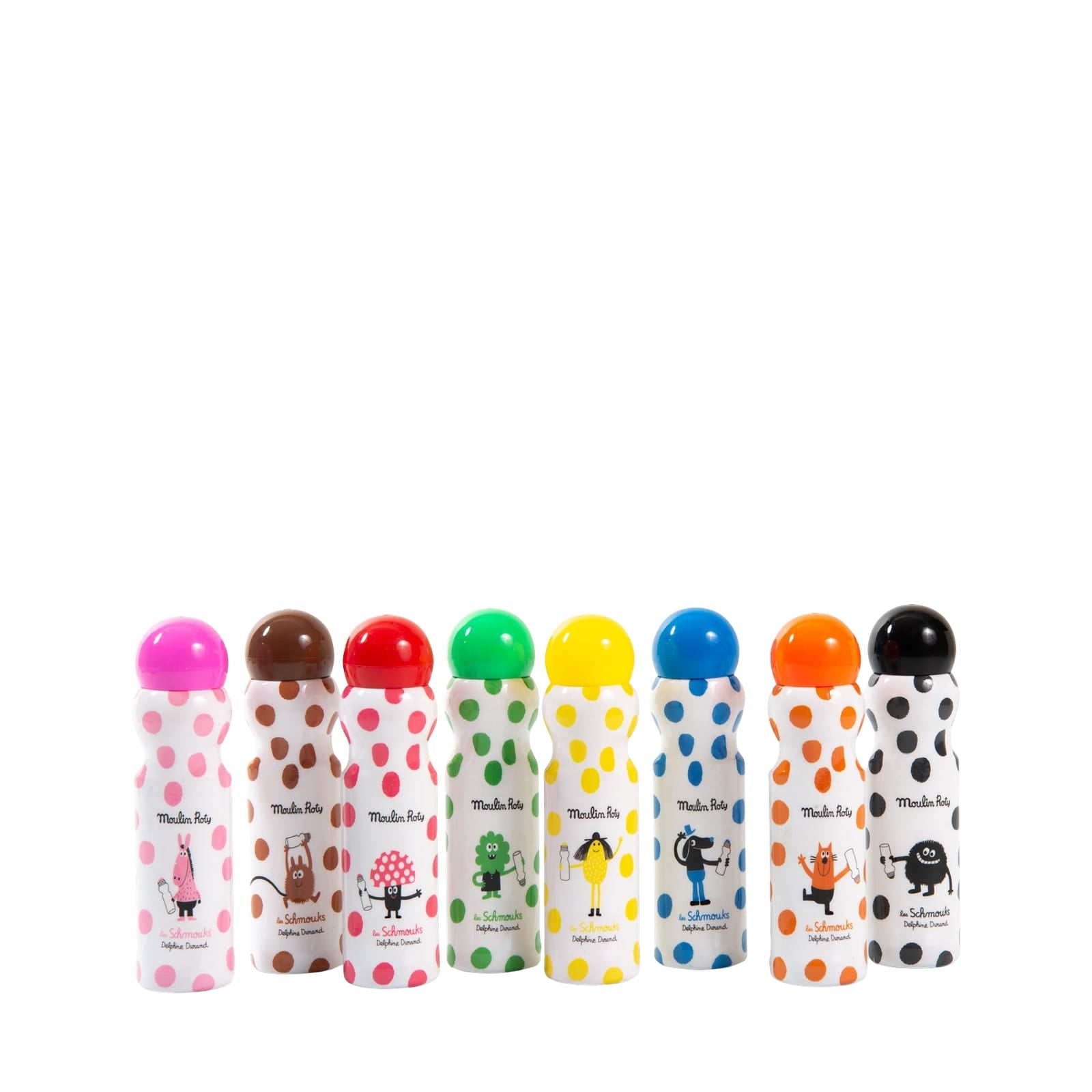 8 Dot Markers - Classic Colours