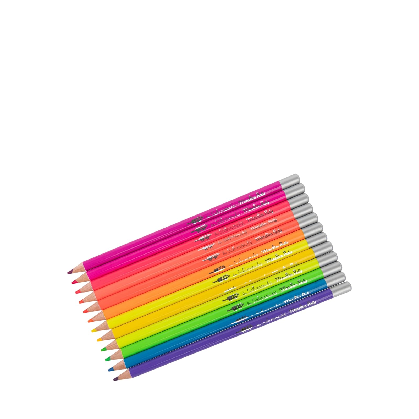 12 Colouring Pencils - Neon
