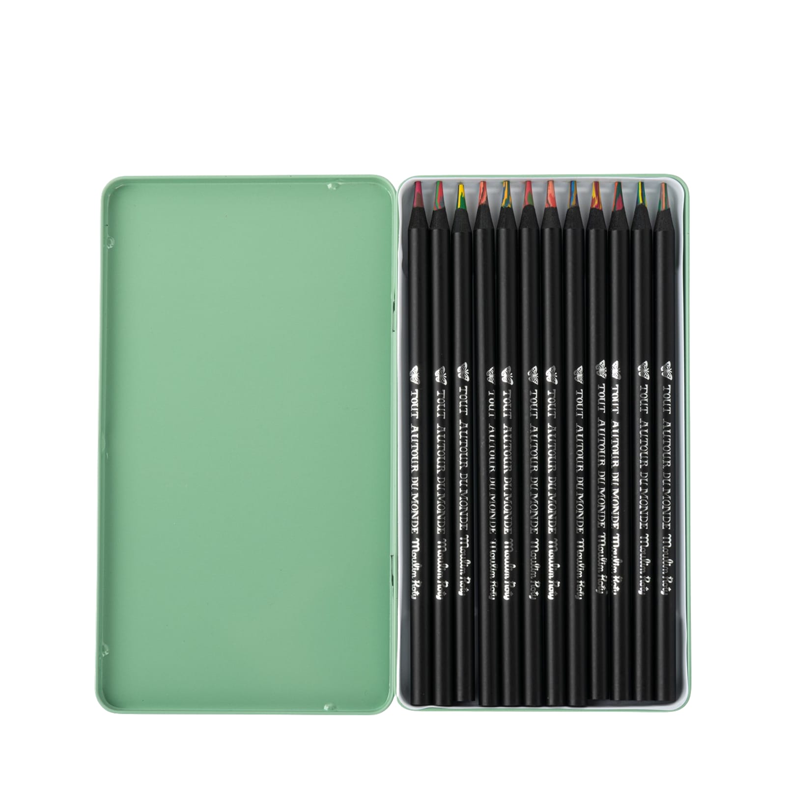 12 Multicoloured Pencils