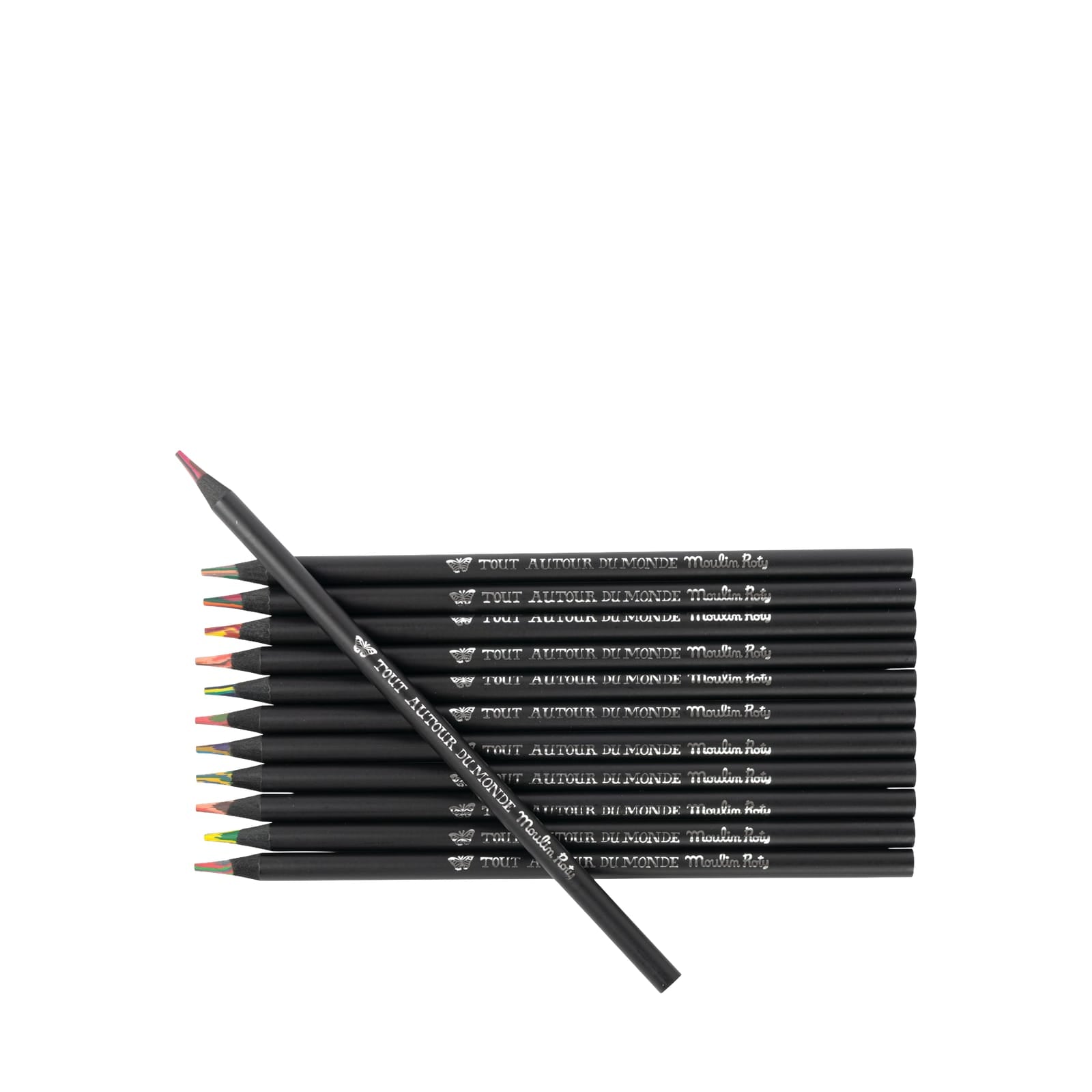 12 Multicoloured Pencils