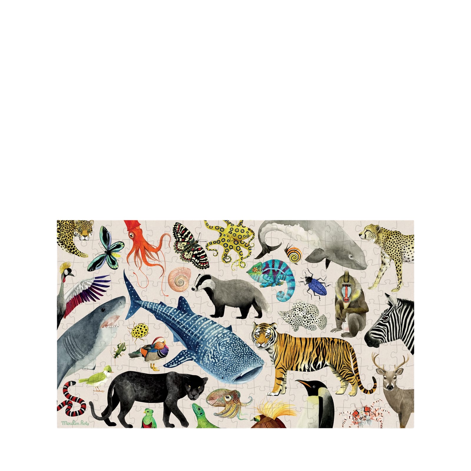200 Piece Puzzle - Animals Of The World