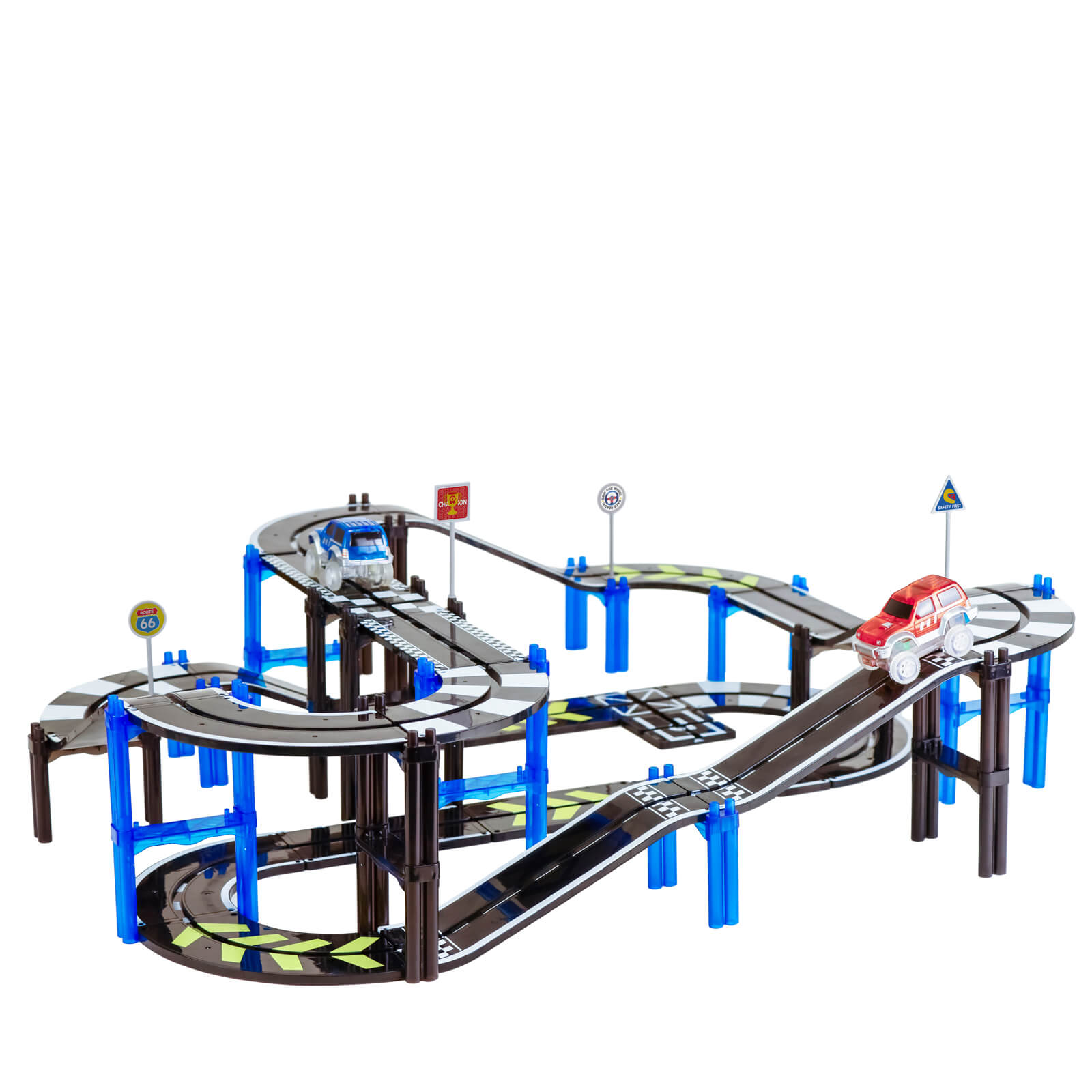 Magnetic Tiles - Race Track 80 Pieces