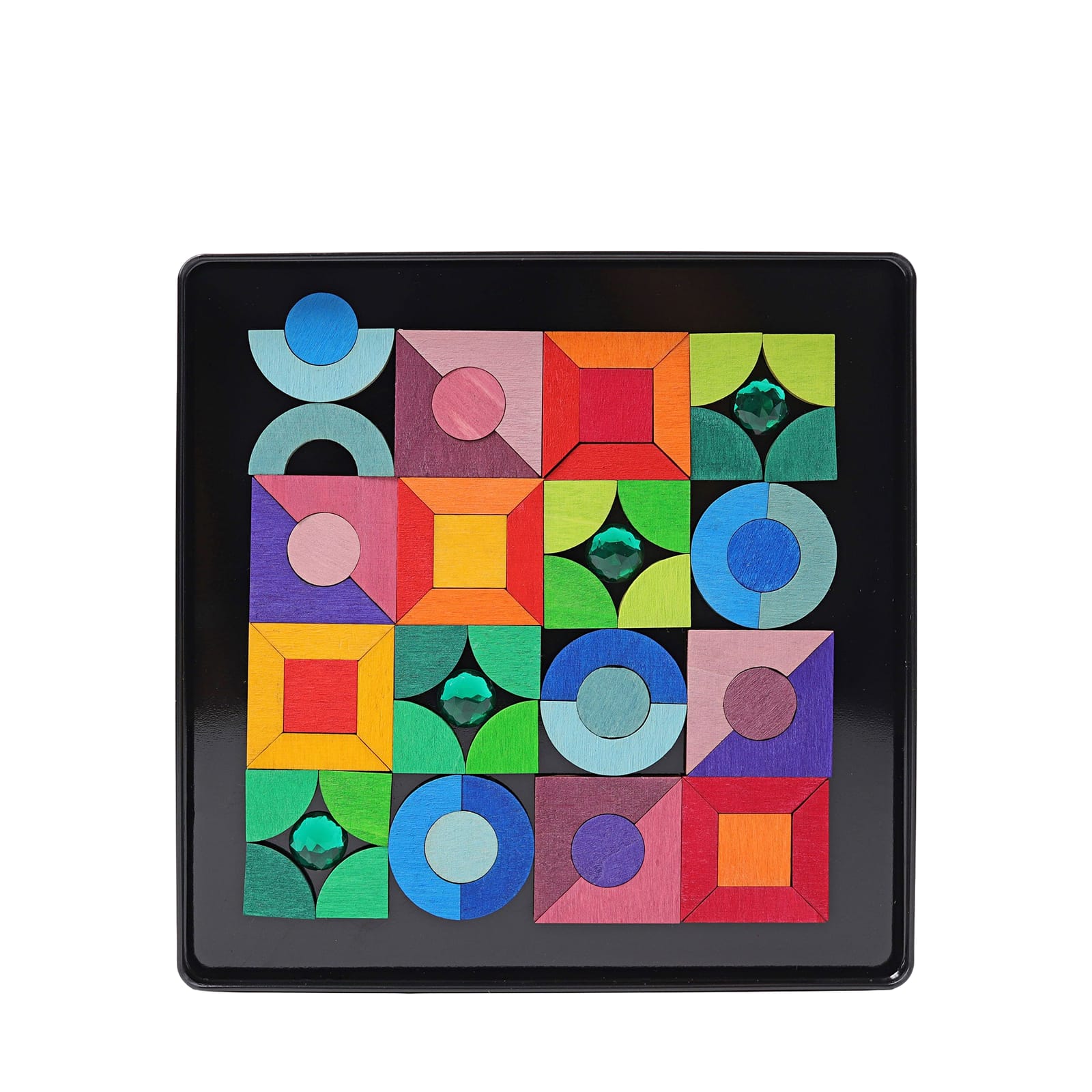 Magnet Puzzle - Shapes with Sparkling Parts