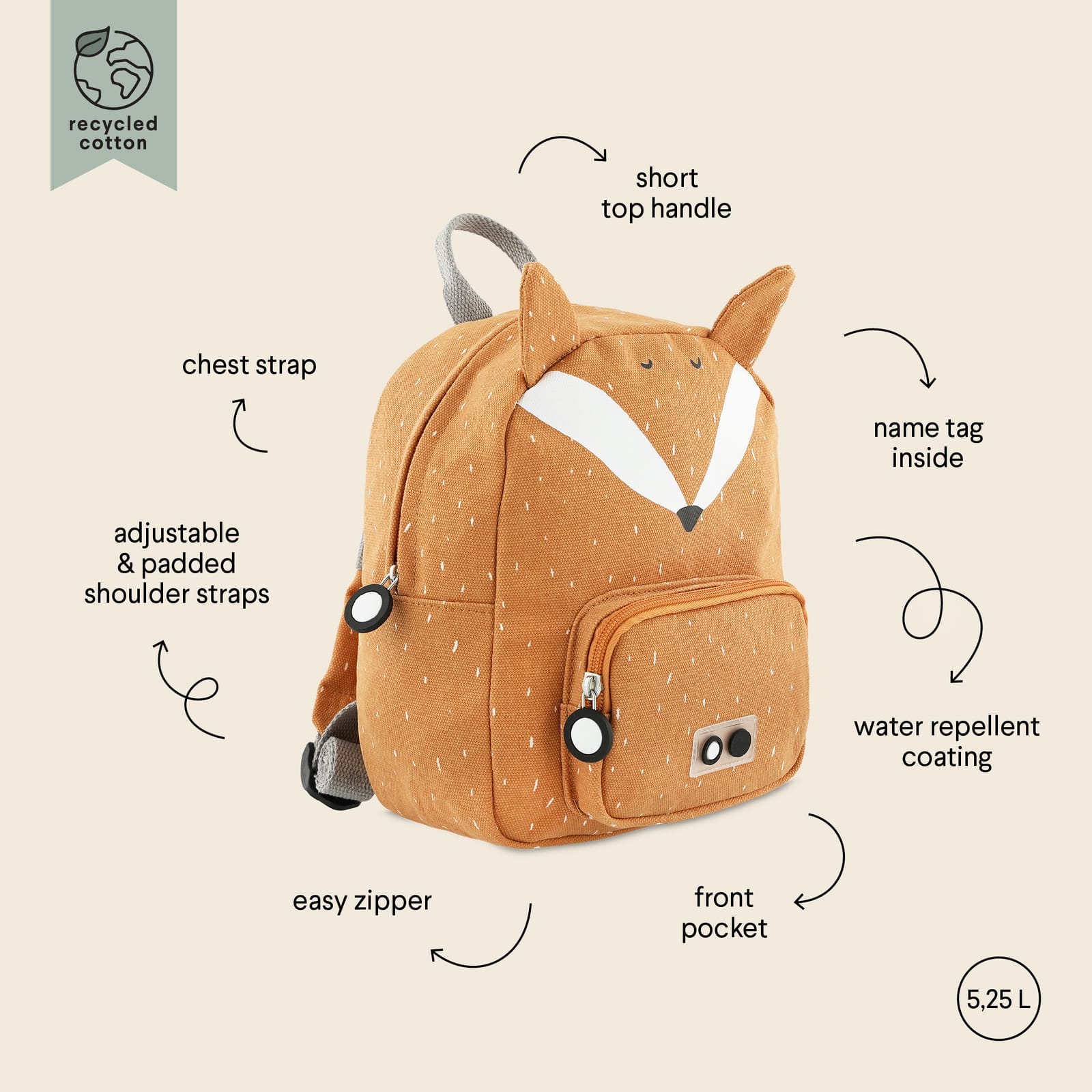 Backpack Small - Mr Fox