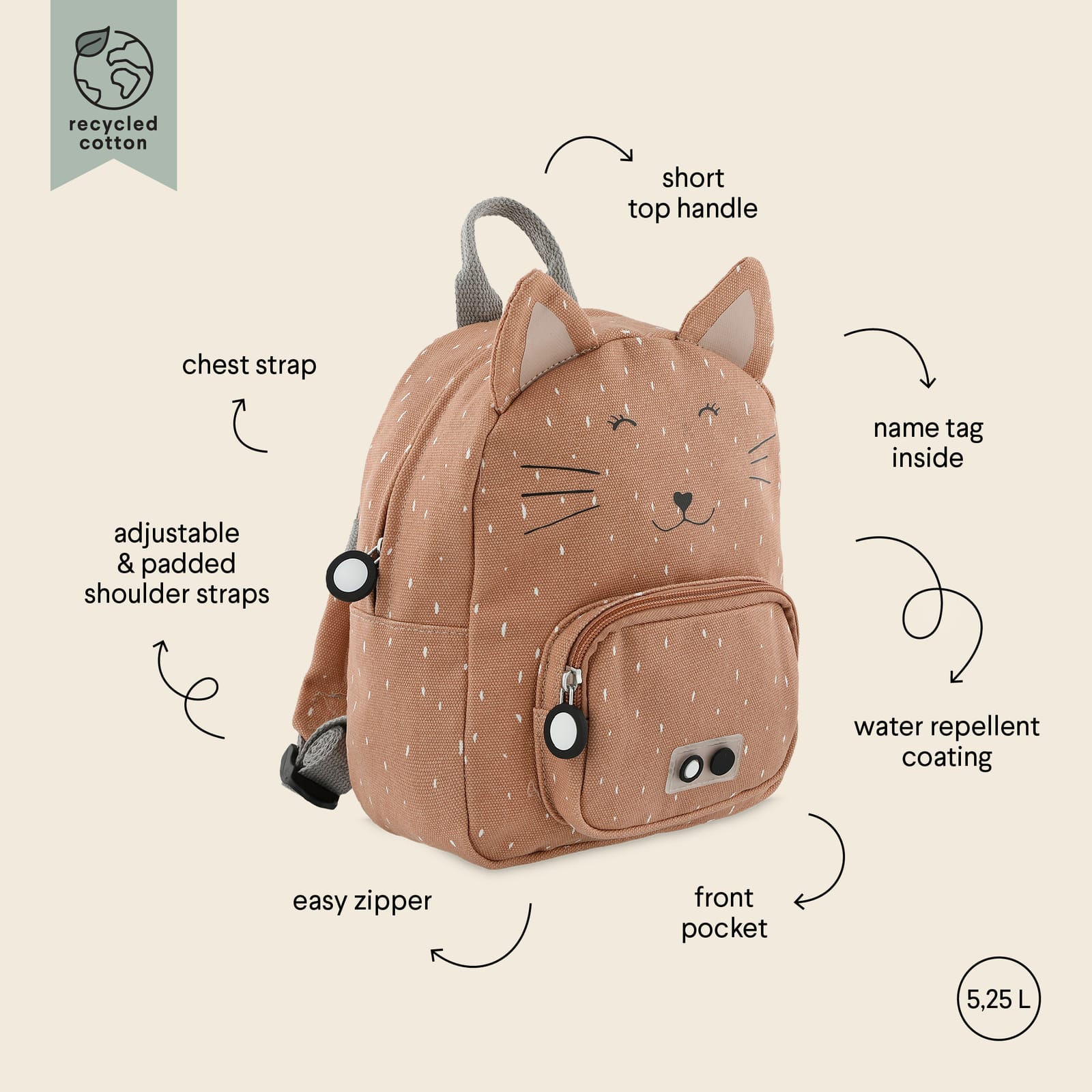 Backpack Small - Mrs Cat