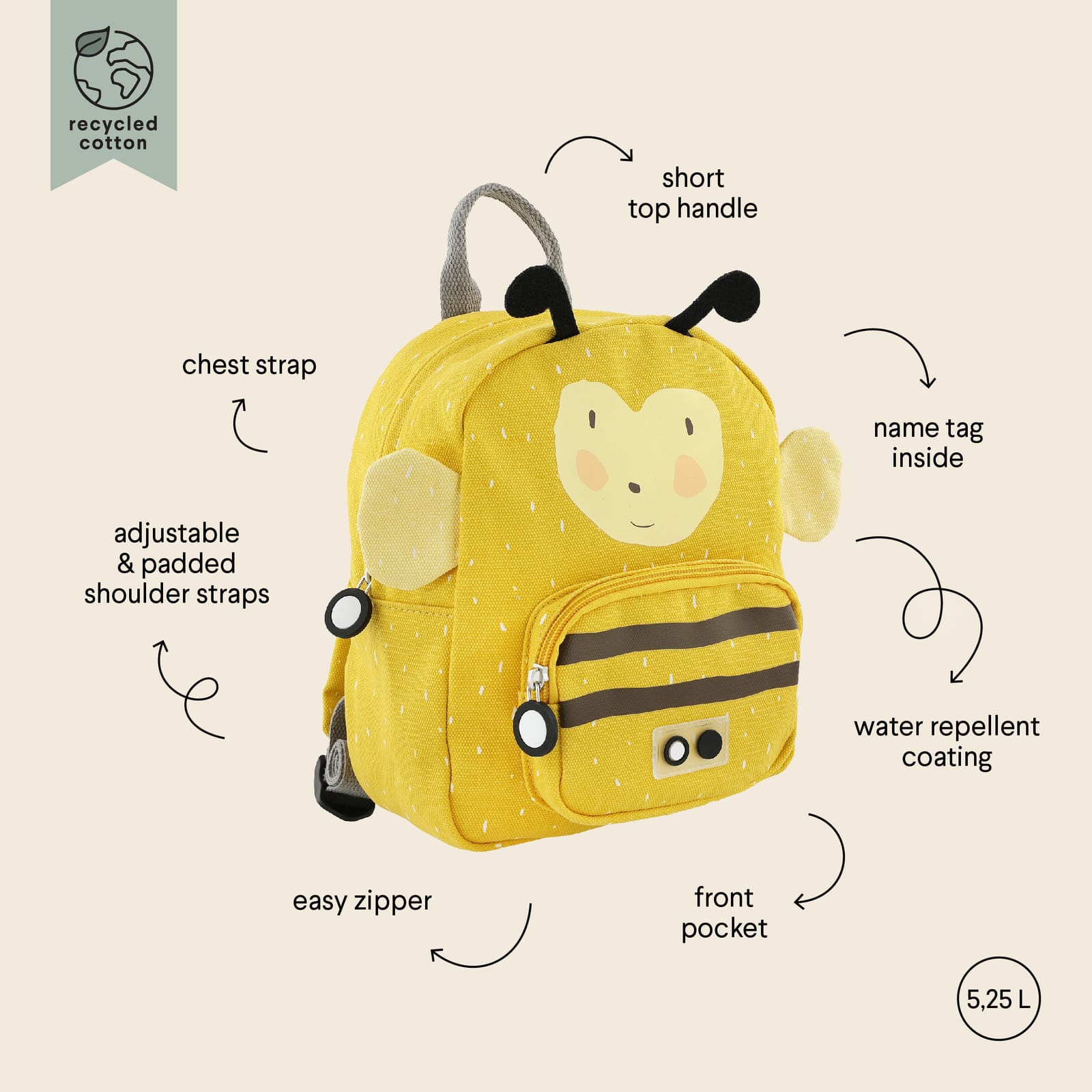 Backpack Small - Mrs Bumblebee