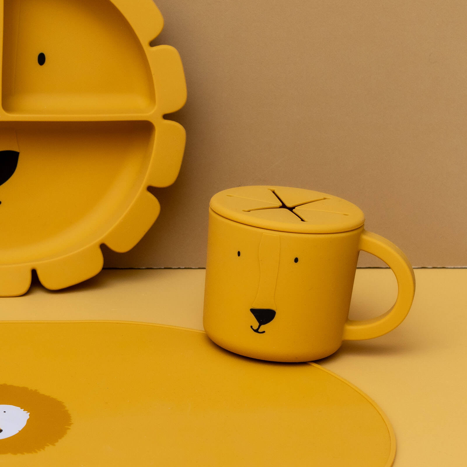 Silicone Snack Cup - Mr Lion