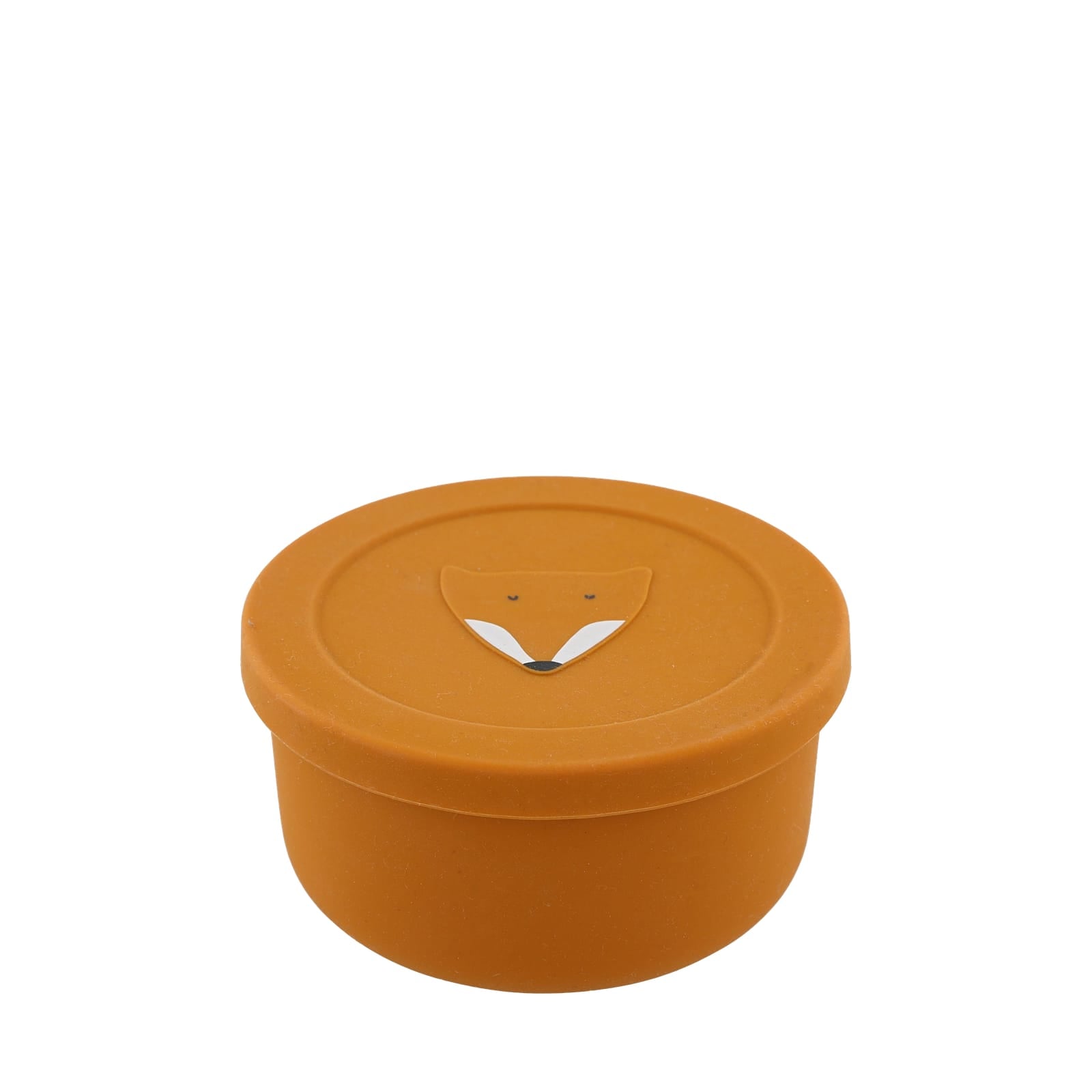 Silicone Snack Pot with Lid - Mr Fox
