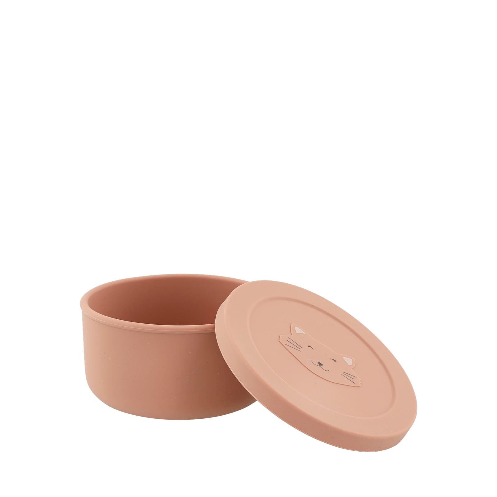 Silicone Snack Pot with Lid - Mrs Cat