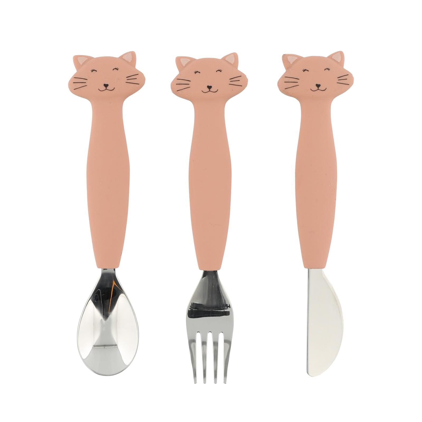 Silicone Cutlery Set 3-Pack - Mrs Cat
