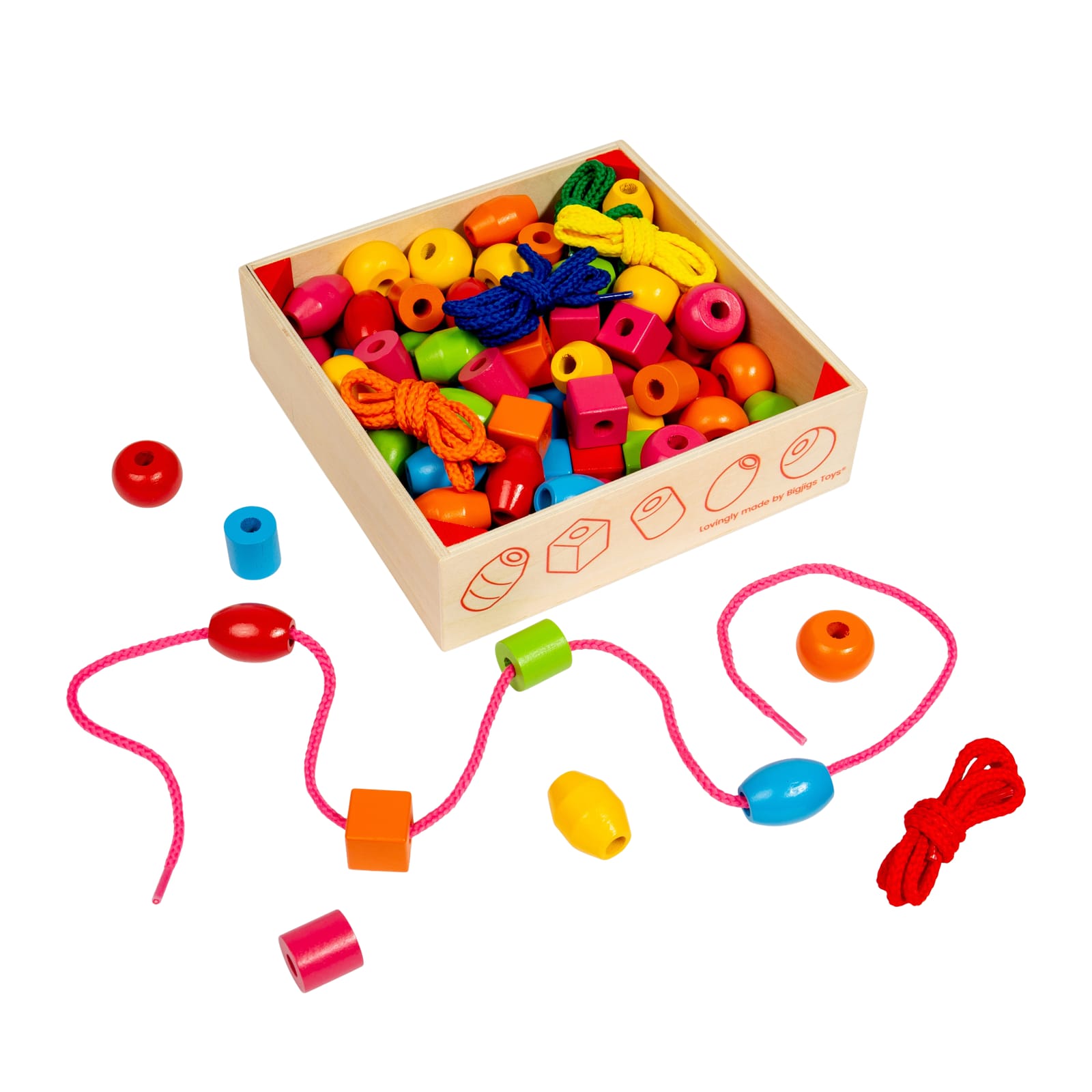 Crate of Lacing Beads Set