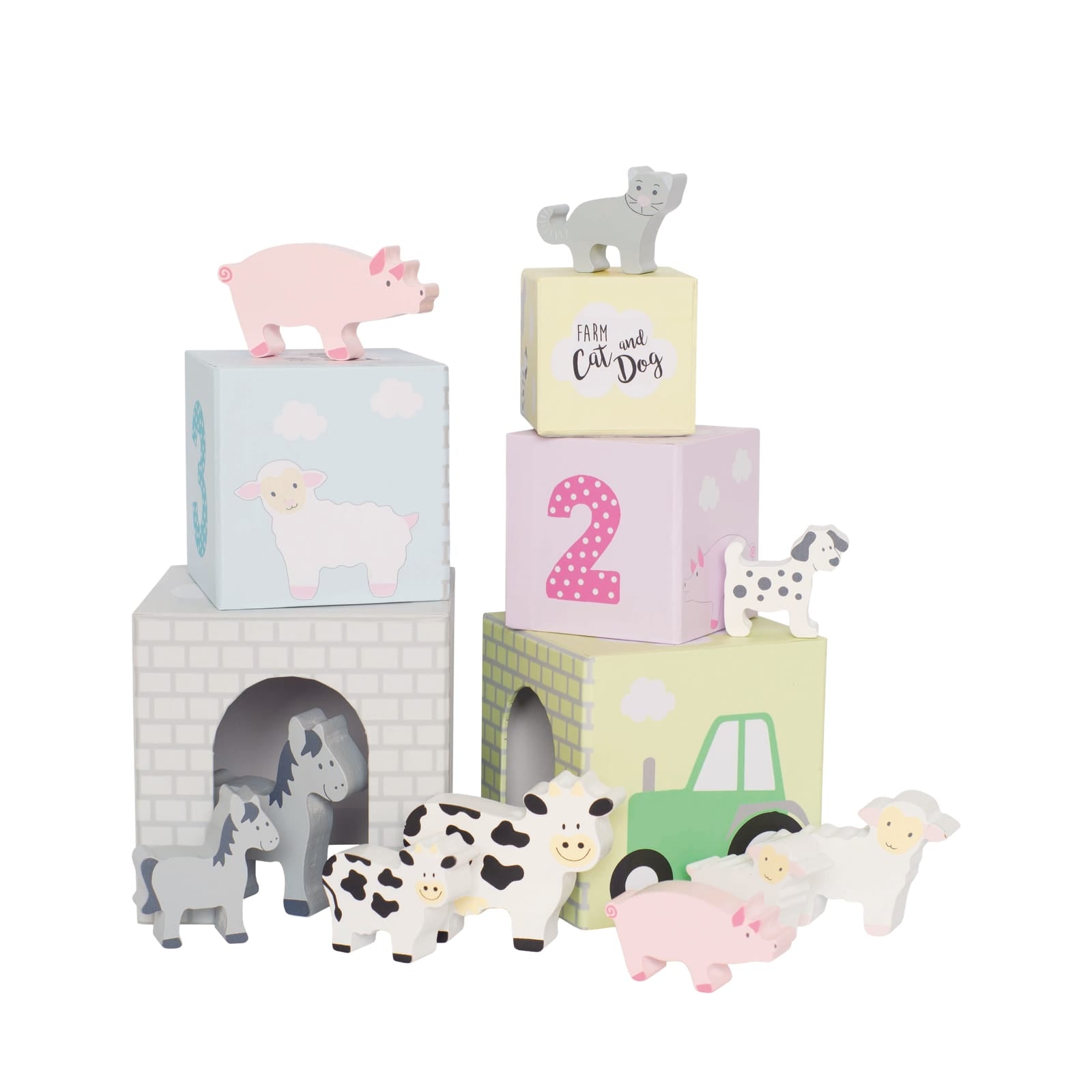 Stacking Cubes and Animals