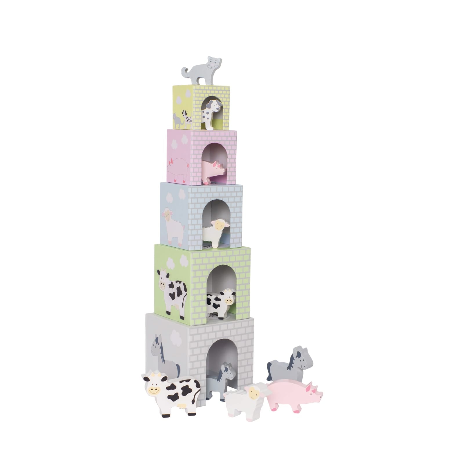 Stacking Cubes and Animals