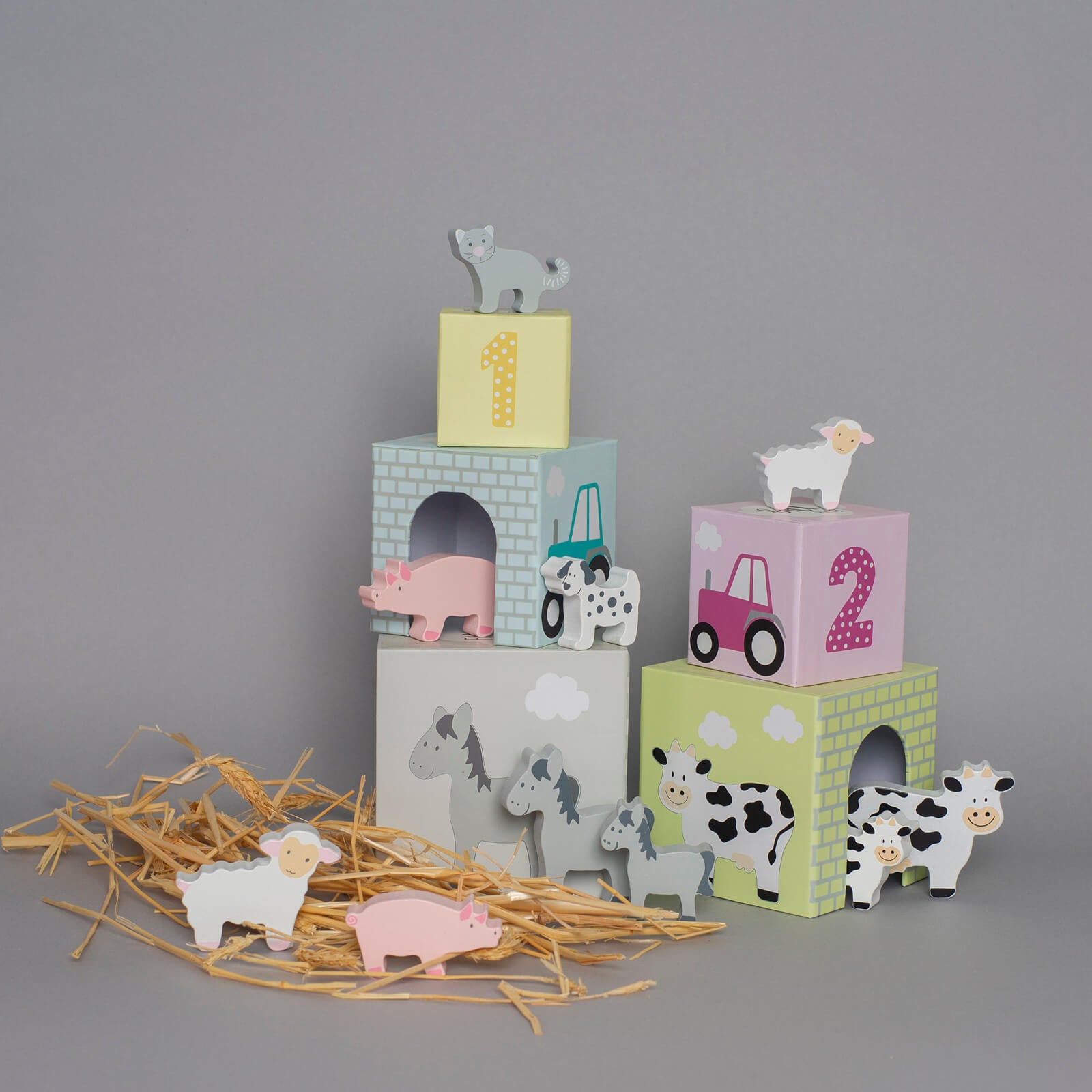 Stacking Cubes and Animals