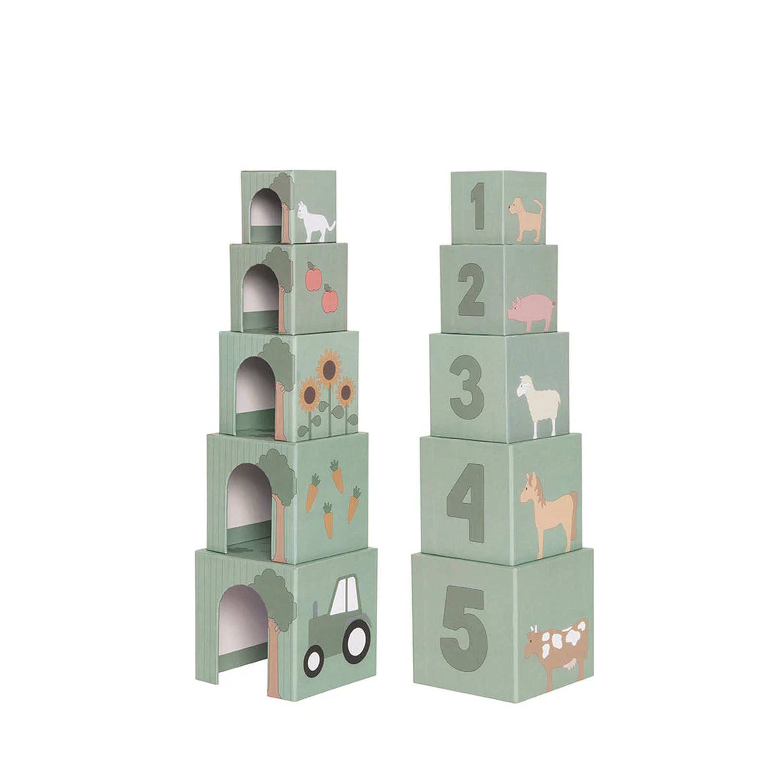 Stacking Cubes and Animals