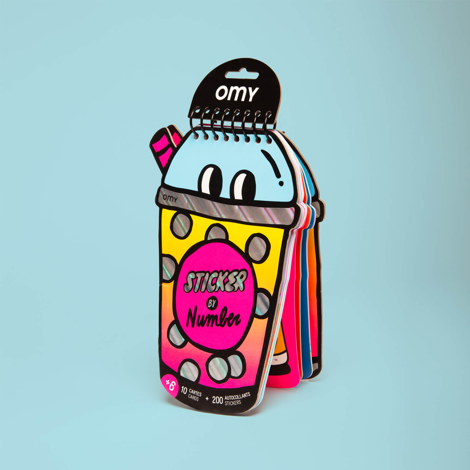 Sticker By Number Notebook - Bubble Tea