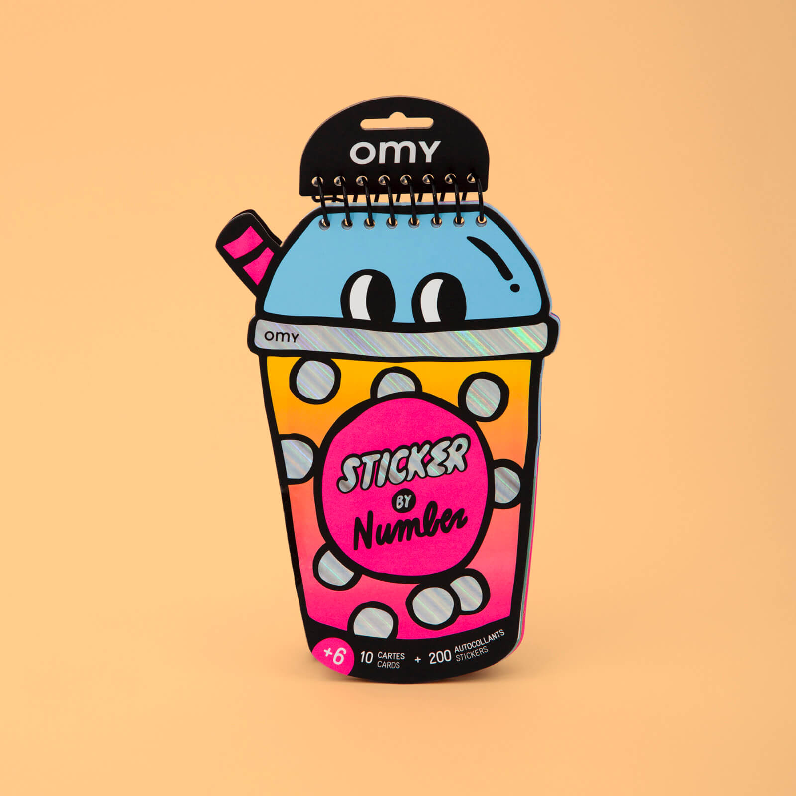 Sticker By Number Notebook - Bubble Tea