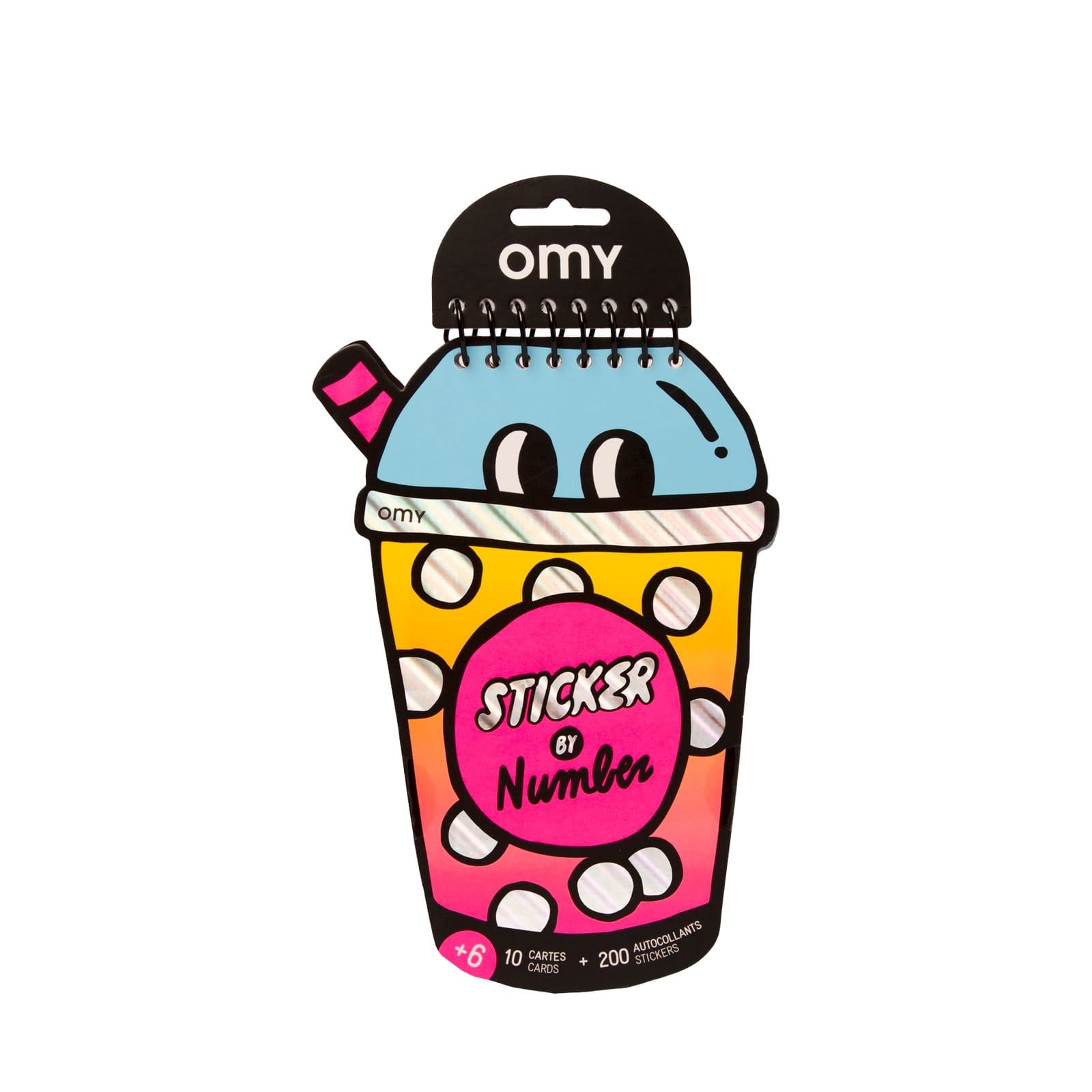 Sticker By Number Notebook - Bubble Tea