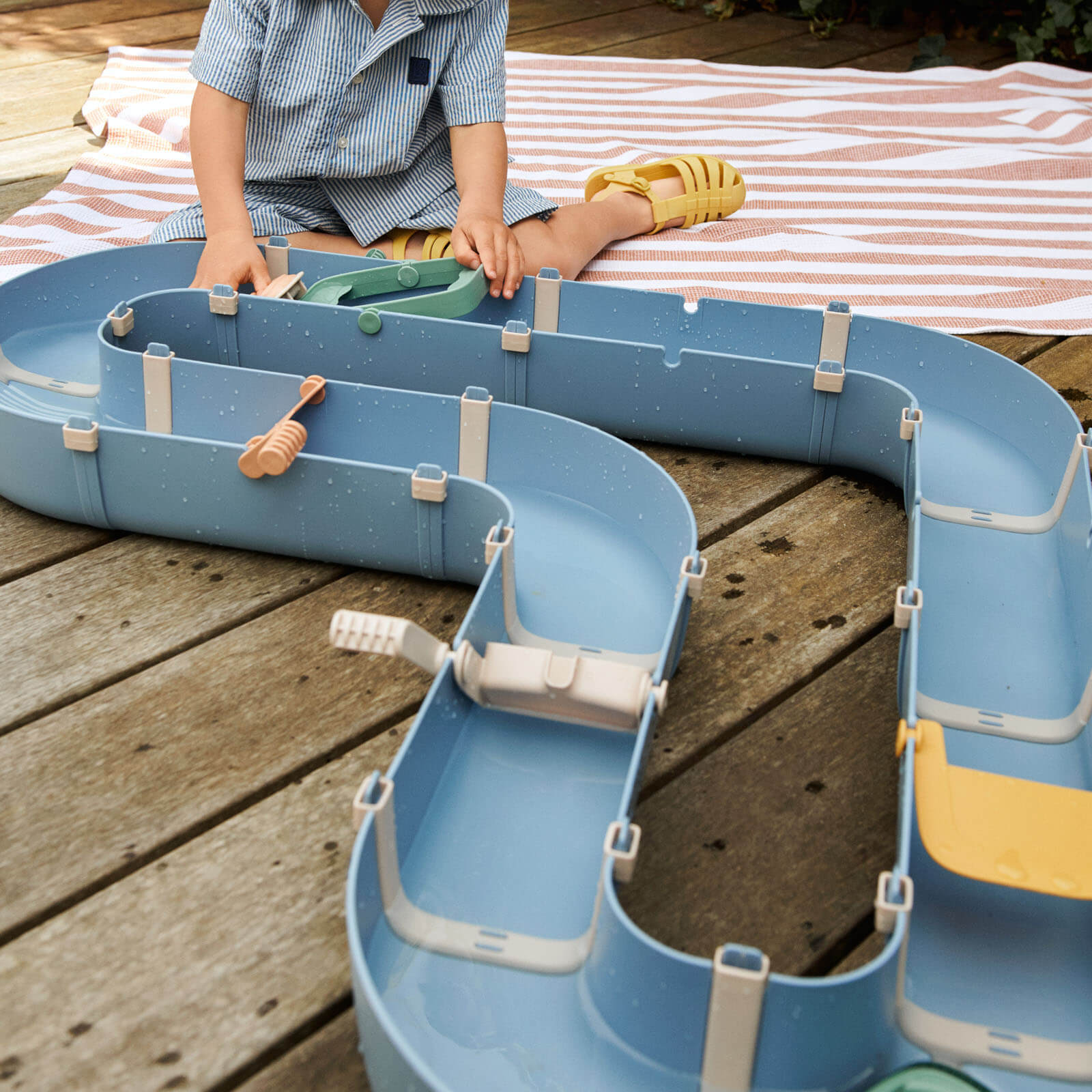 Cassian Waterway - Beach Blue Multi Mix