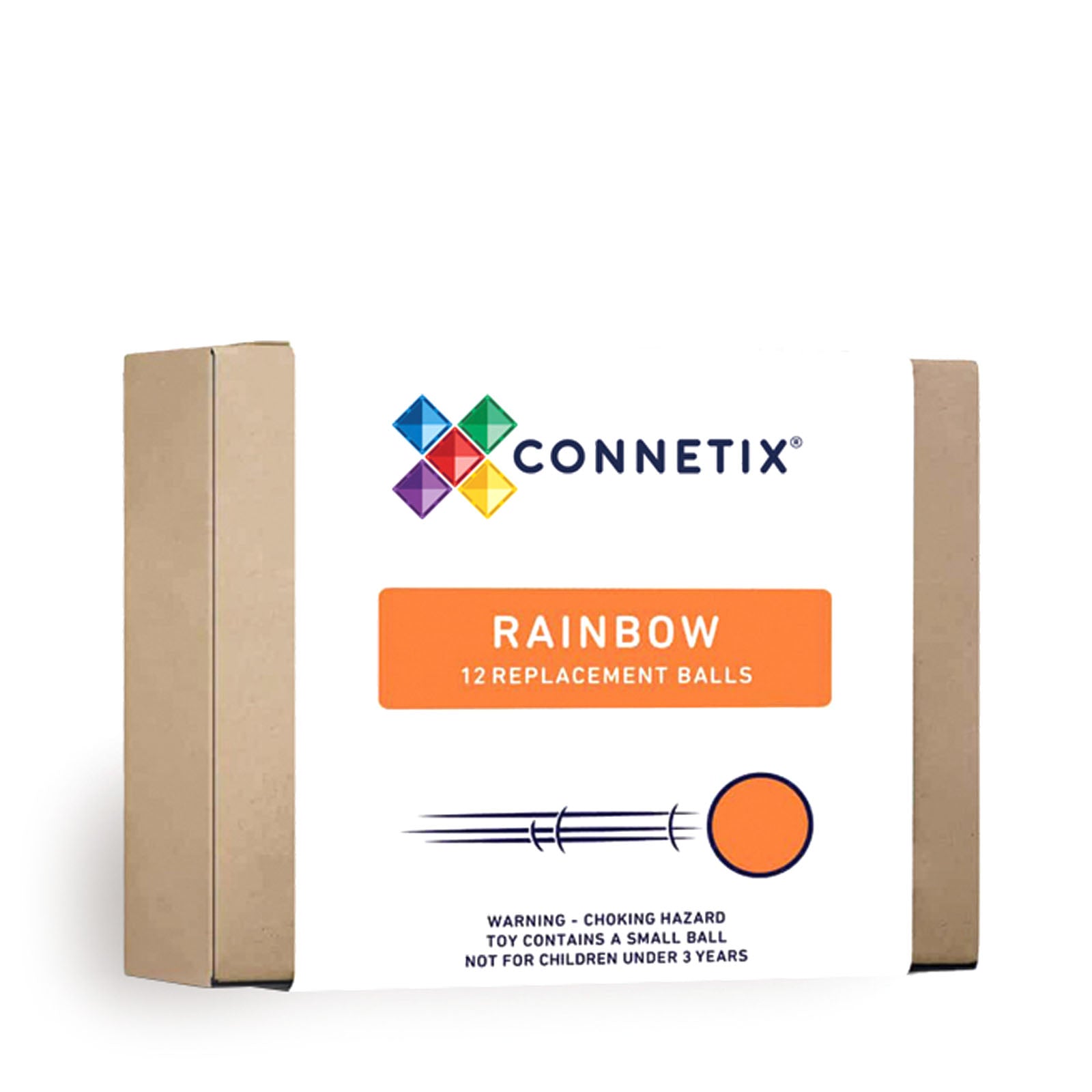 Magnetic Tiles Rainbow Ball Pack - 12 Pieces
