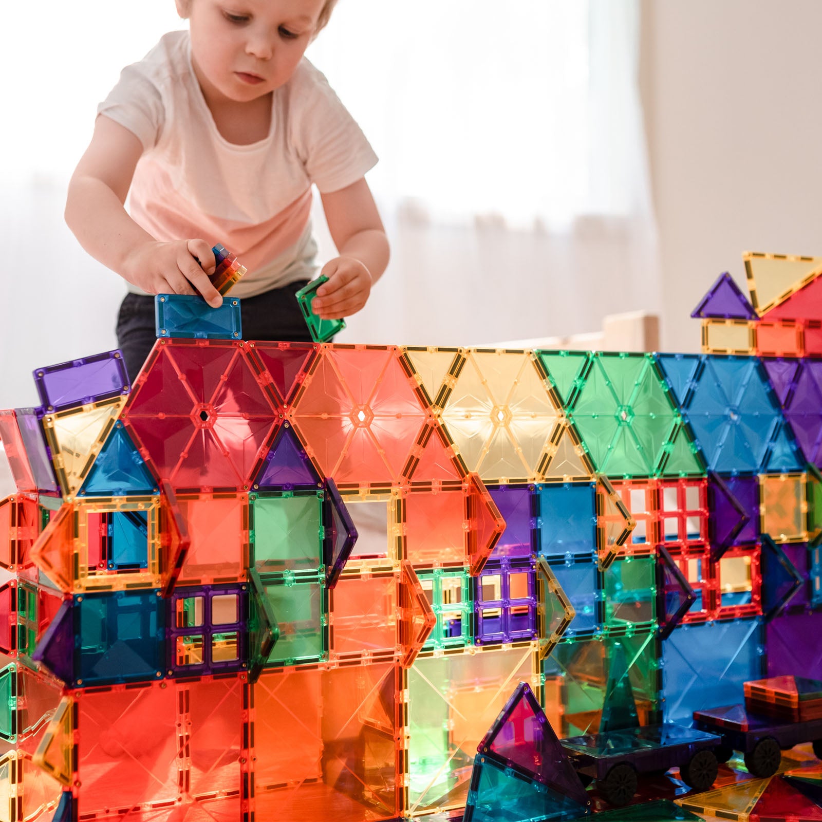 Magnetic Tiles Rainbow Mega Pack - 212 Pieces