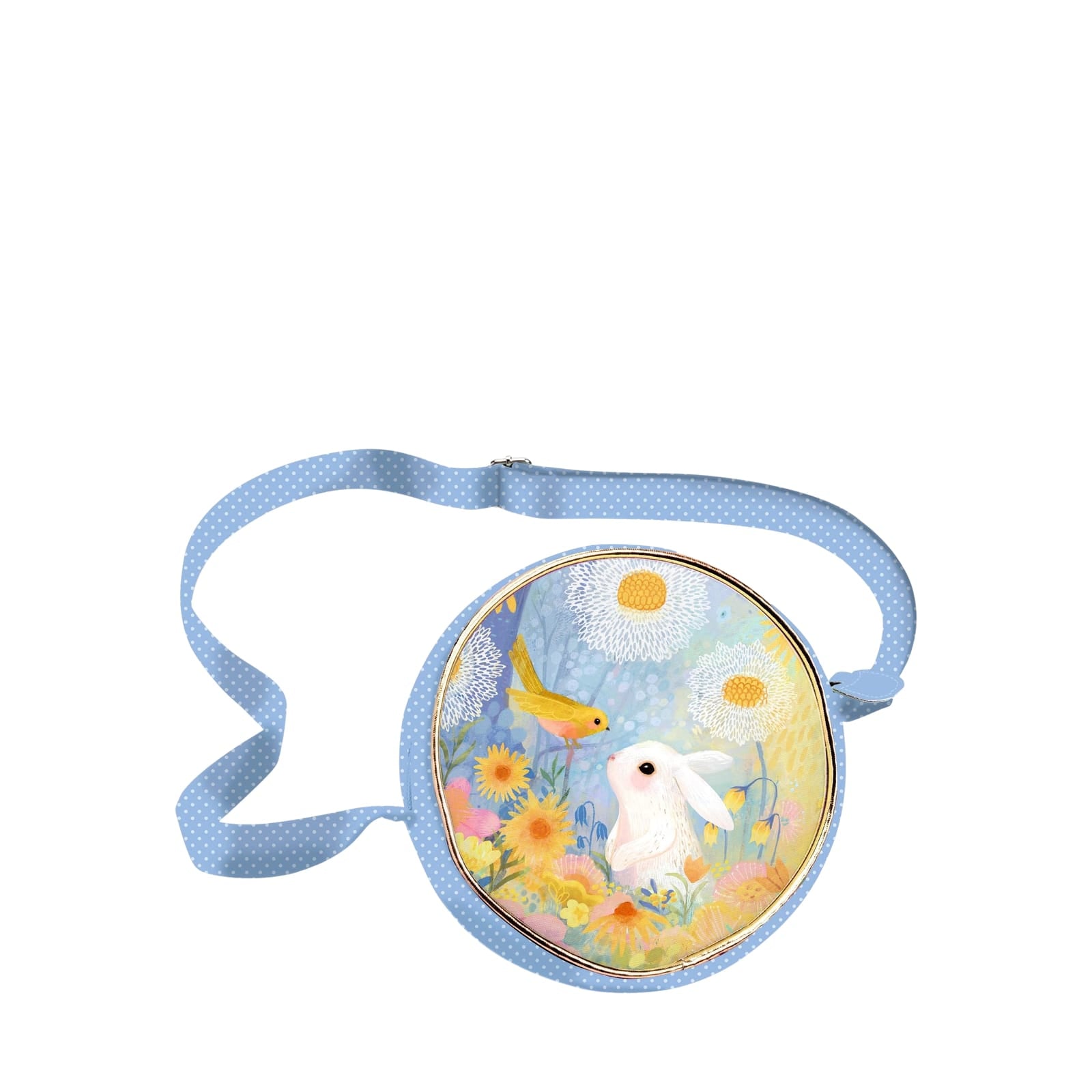 Round Handbag - White Rabbit