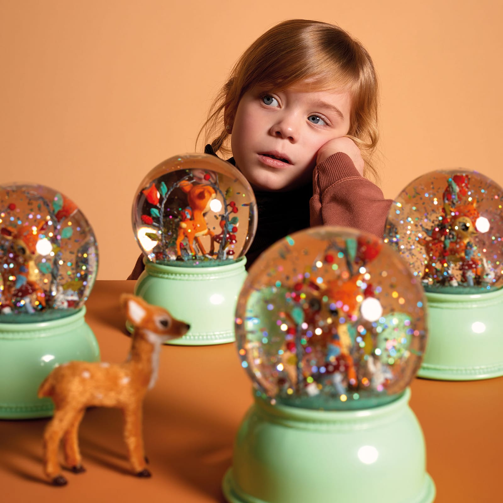 Snow Globe Nightlight - Fawn