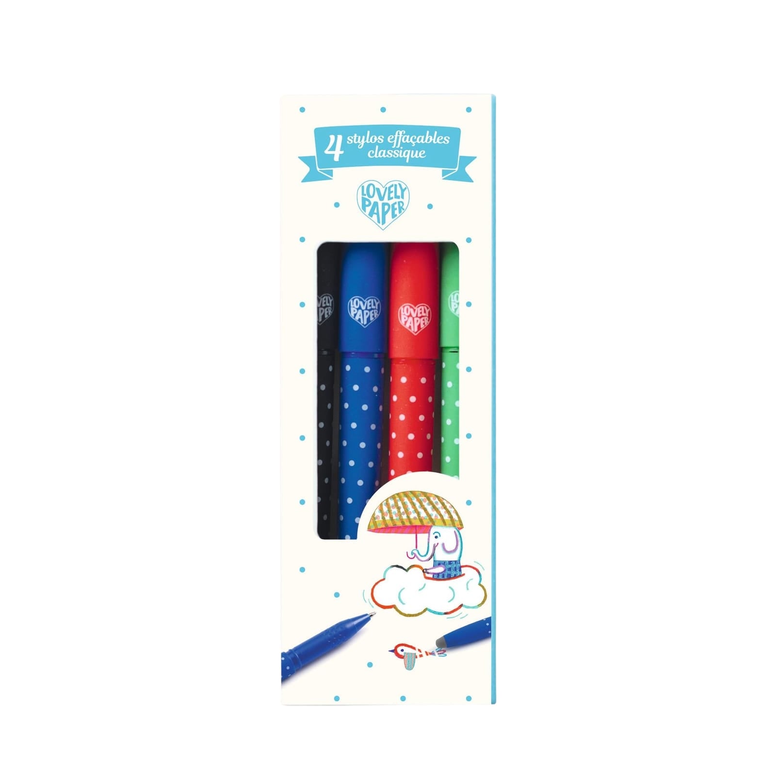 4 Erasable Pens - Classic