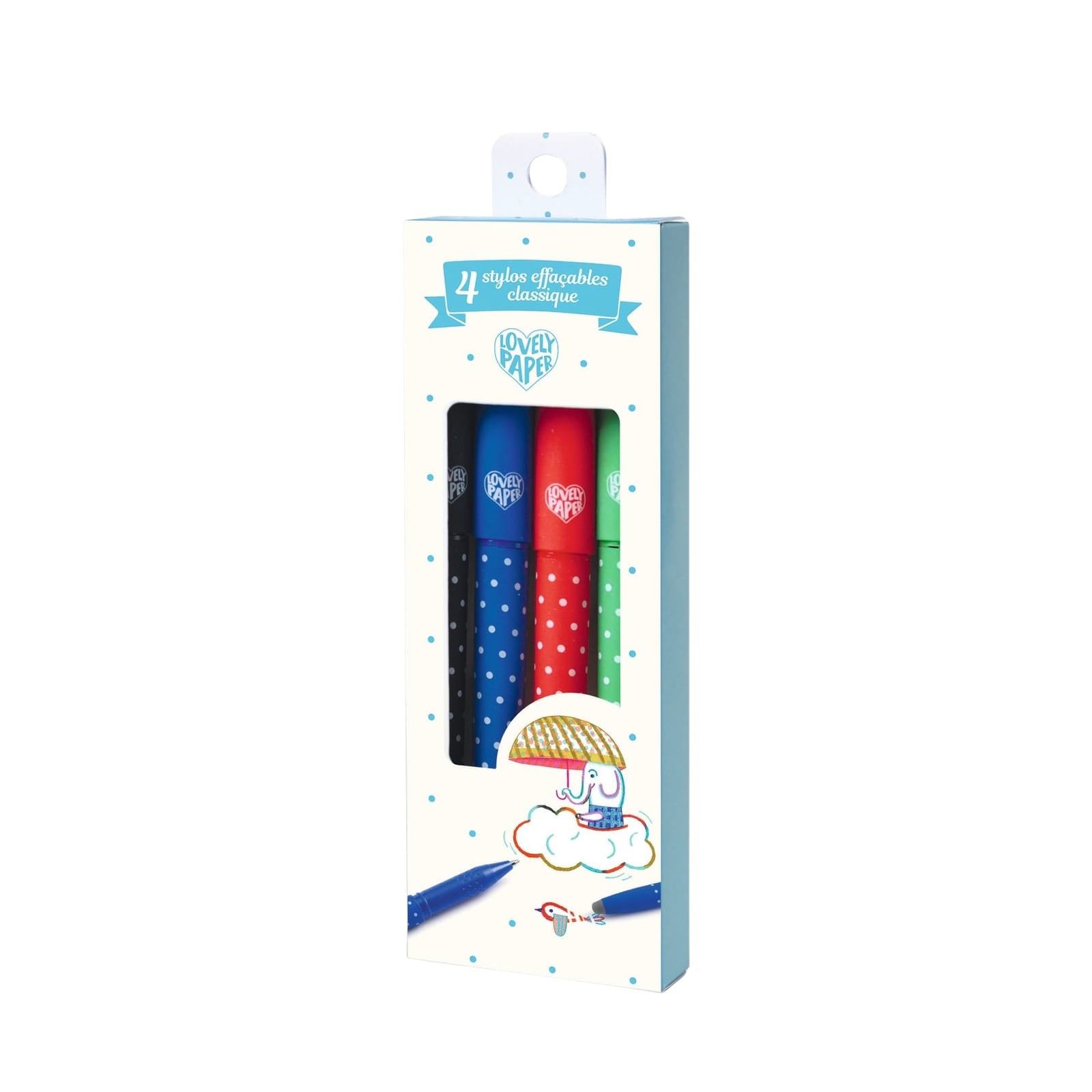 4 Erasable Pens - Classic