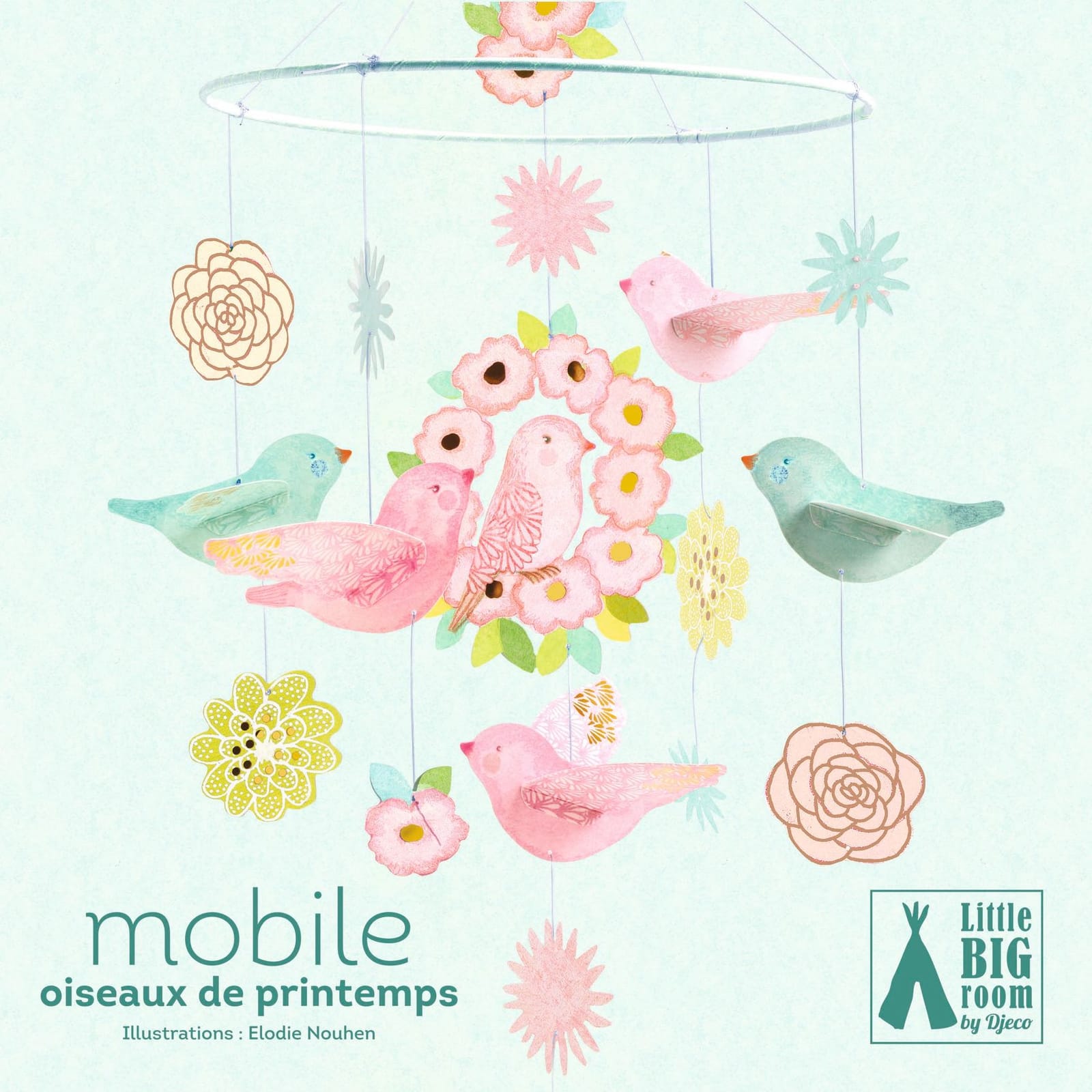 Hanging Mobile - Spring Birds