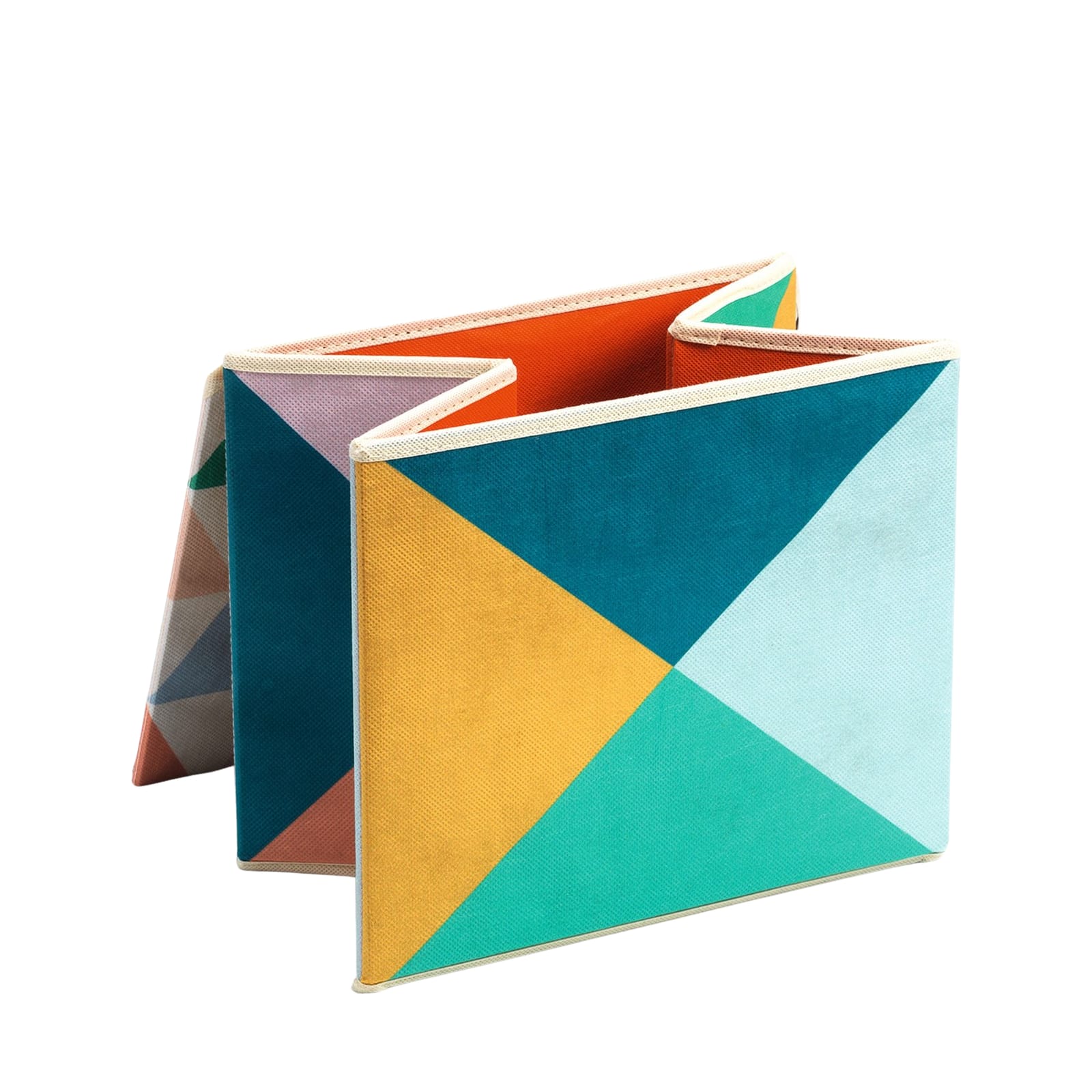 Storage Toy Box - Geometric Colours
