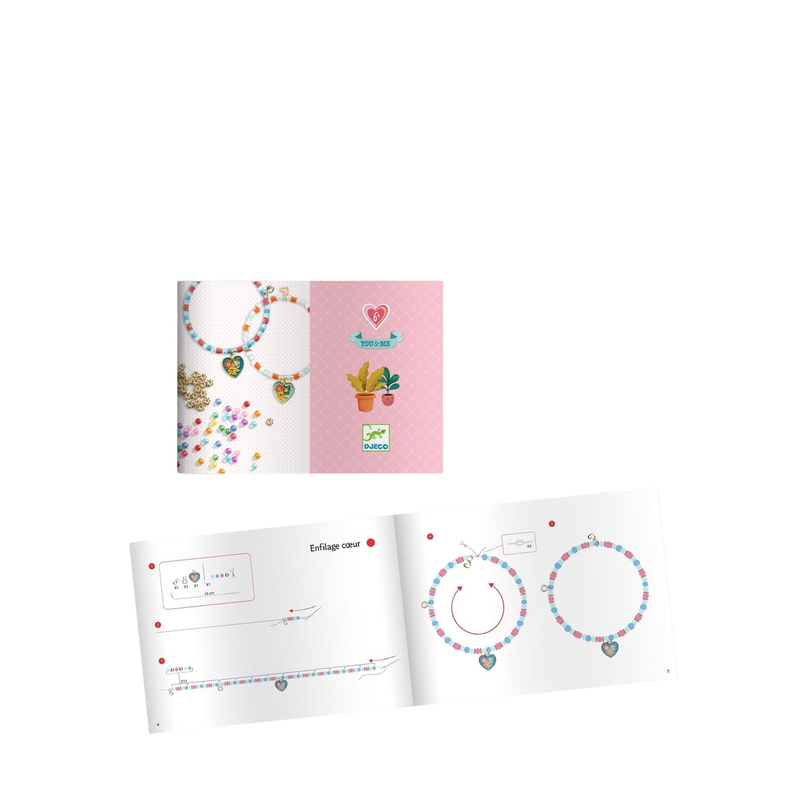 Jewellery Craft Set - Heart Bracelets