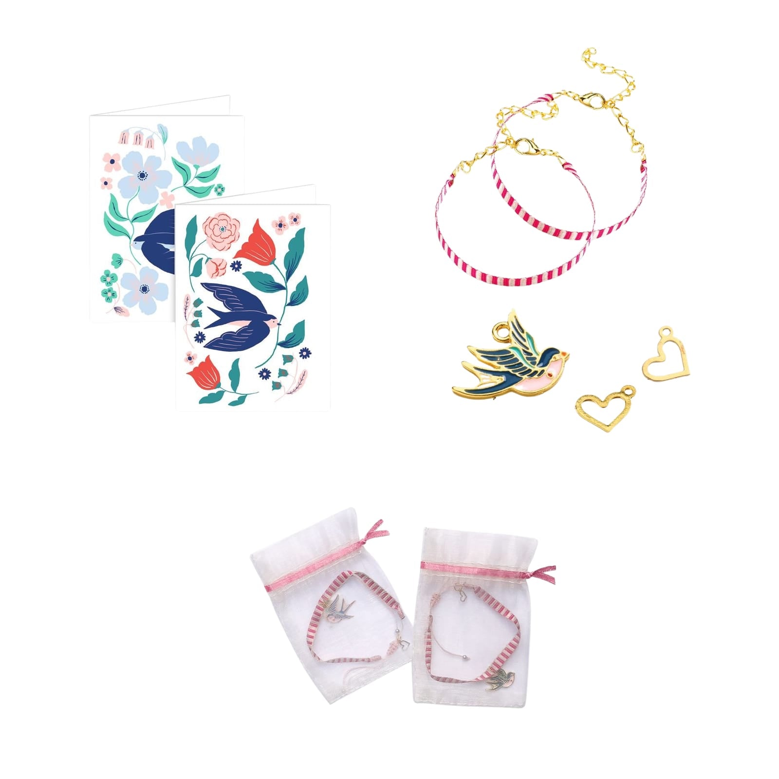 Jewellery Craft Set - Bird Bracelets