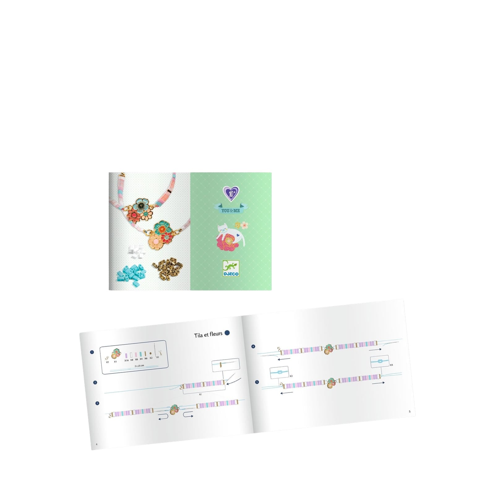 Jewellery Craft Set - Flowers Bracelets
