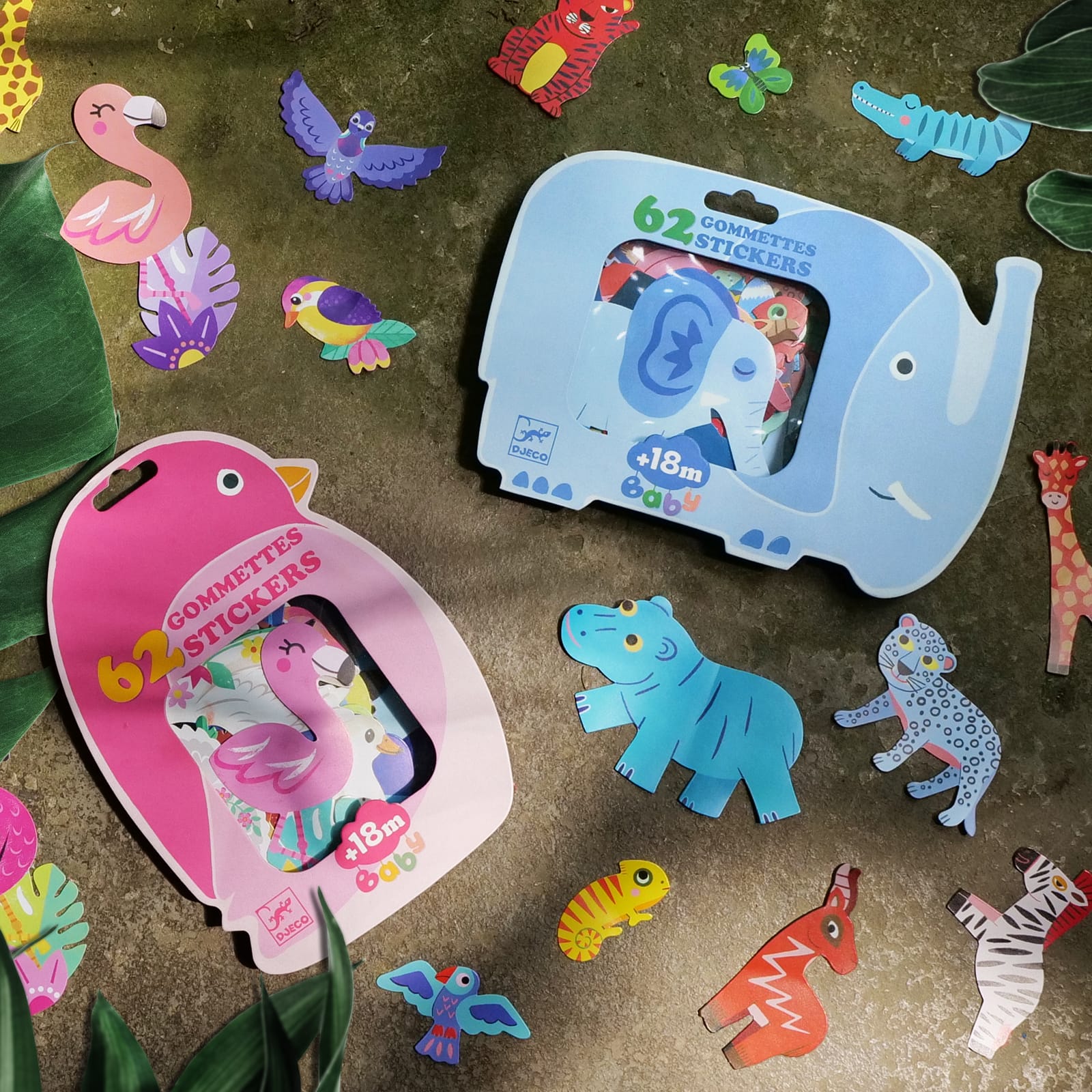 62 Repositionable Stickers - Ice Field Animals