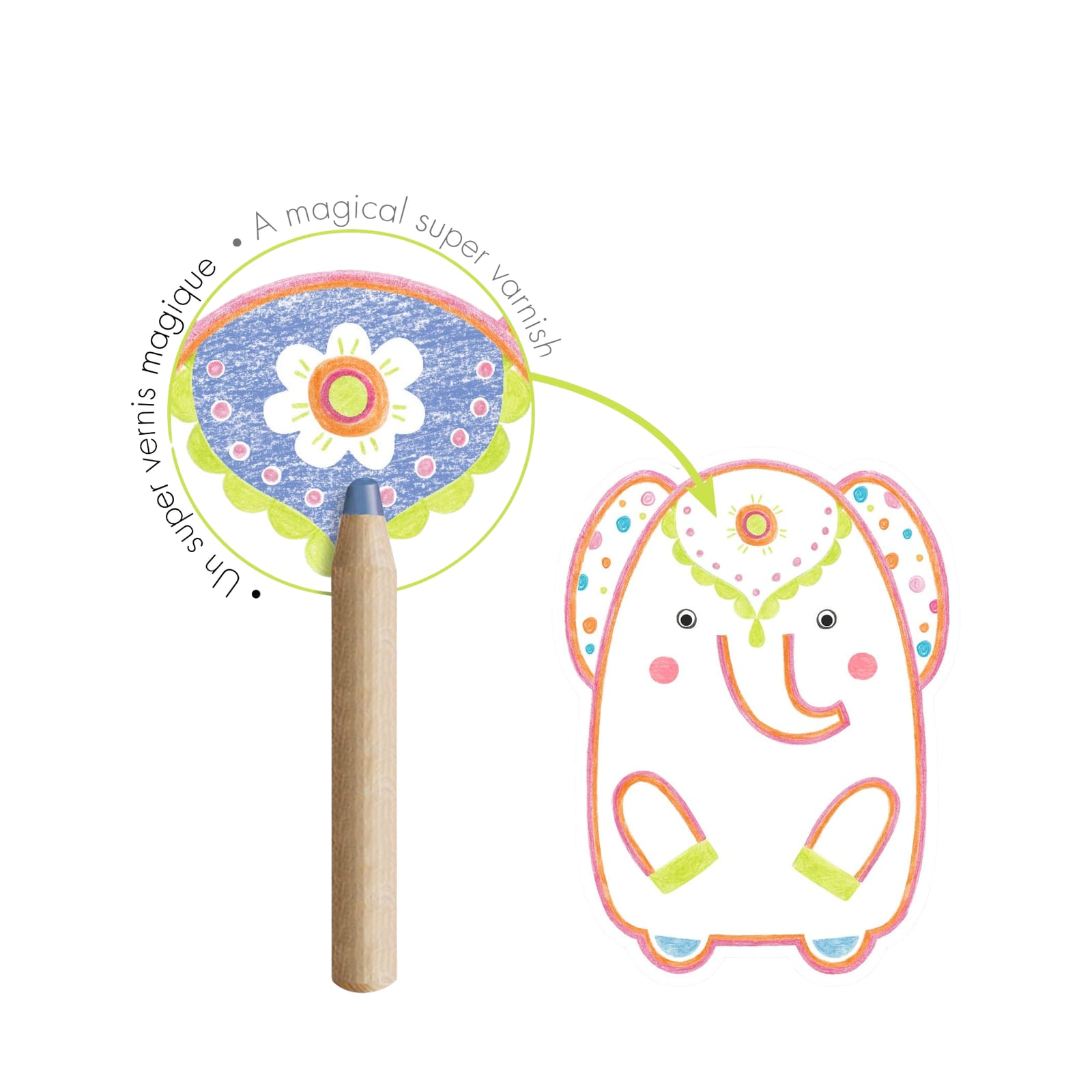 Colouring Craft Set - Wild Animals