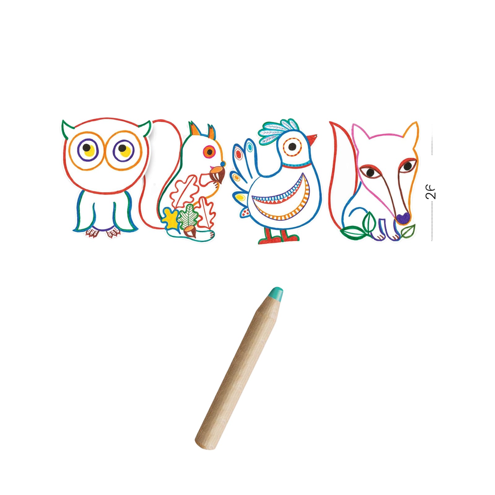 Colouring Craft Set - Forest Friends
