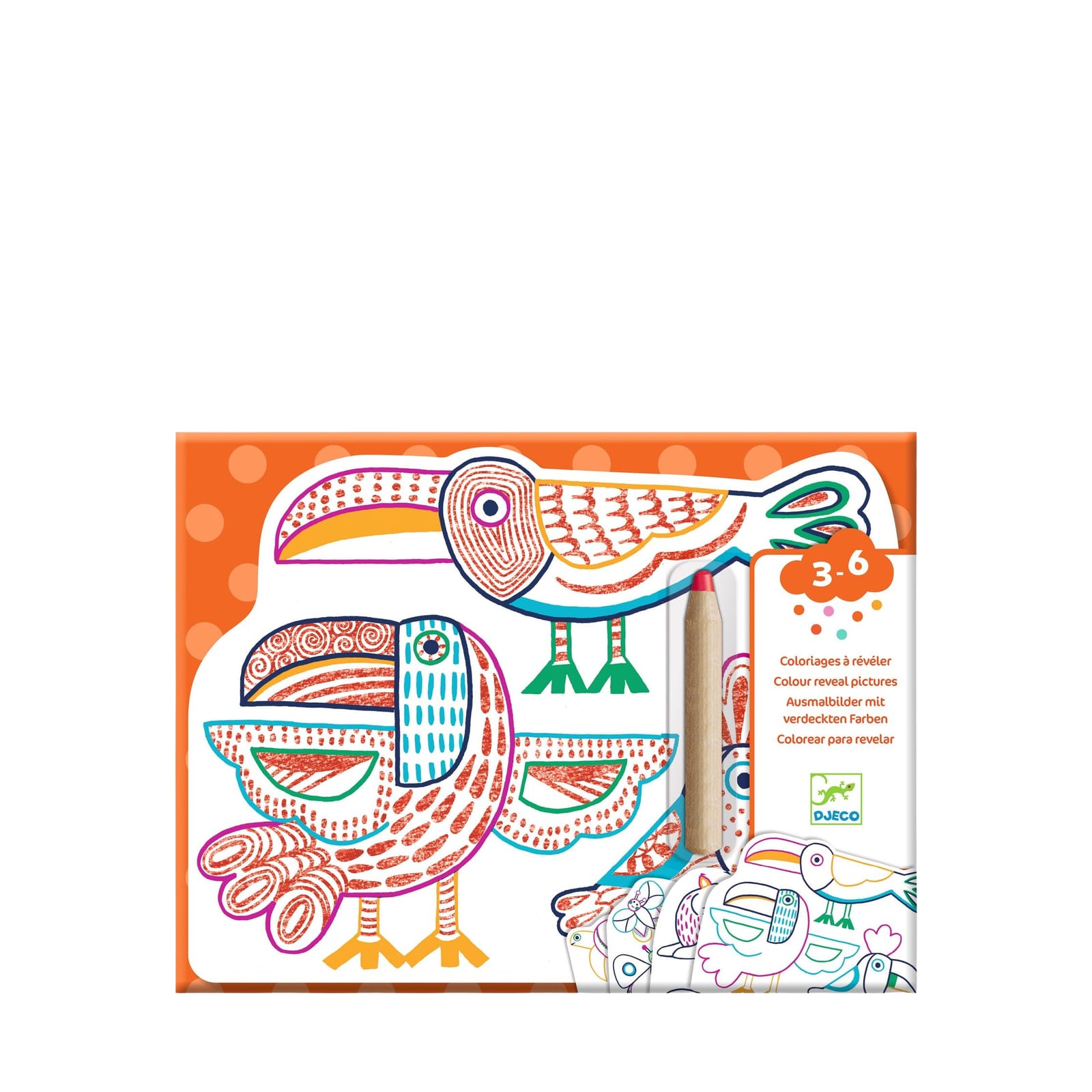 Colouring Craft Set - Wild Families