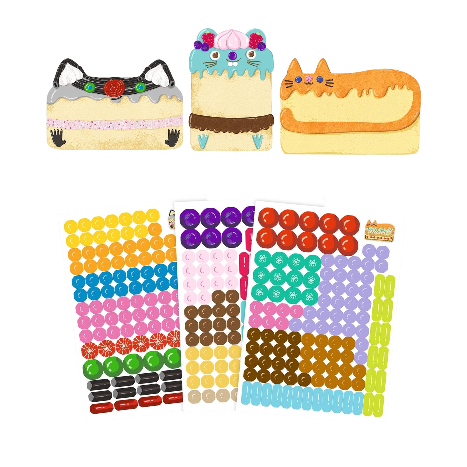 Mosaics Craft Set - Cakes and Sweets