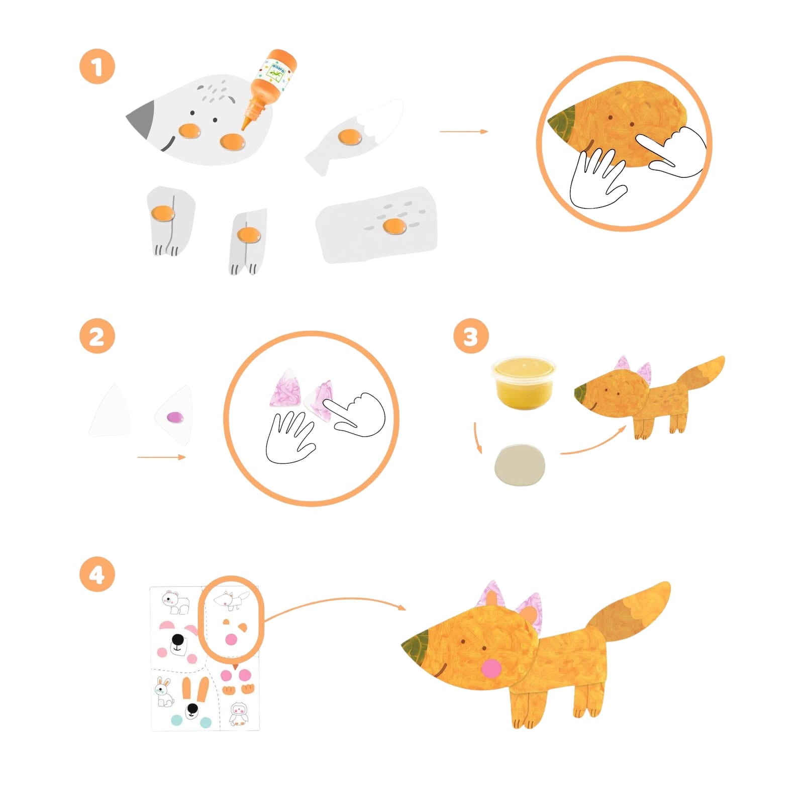 Finger Painting Craft Set - Messy Fun