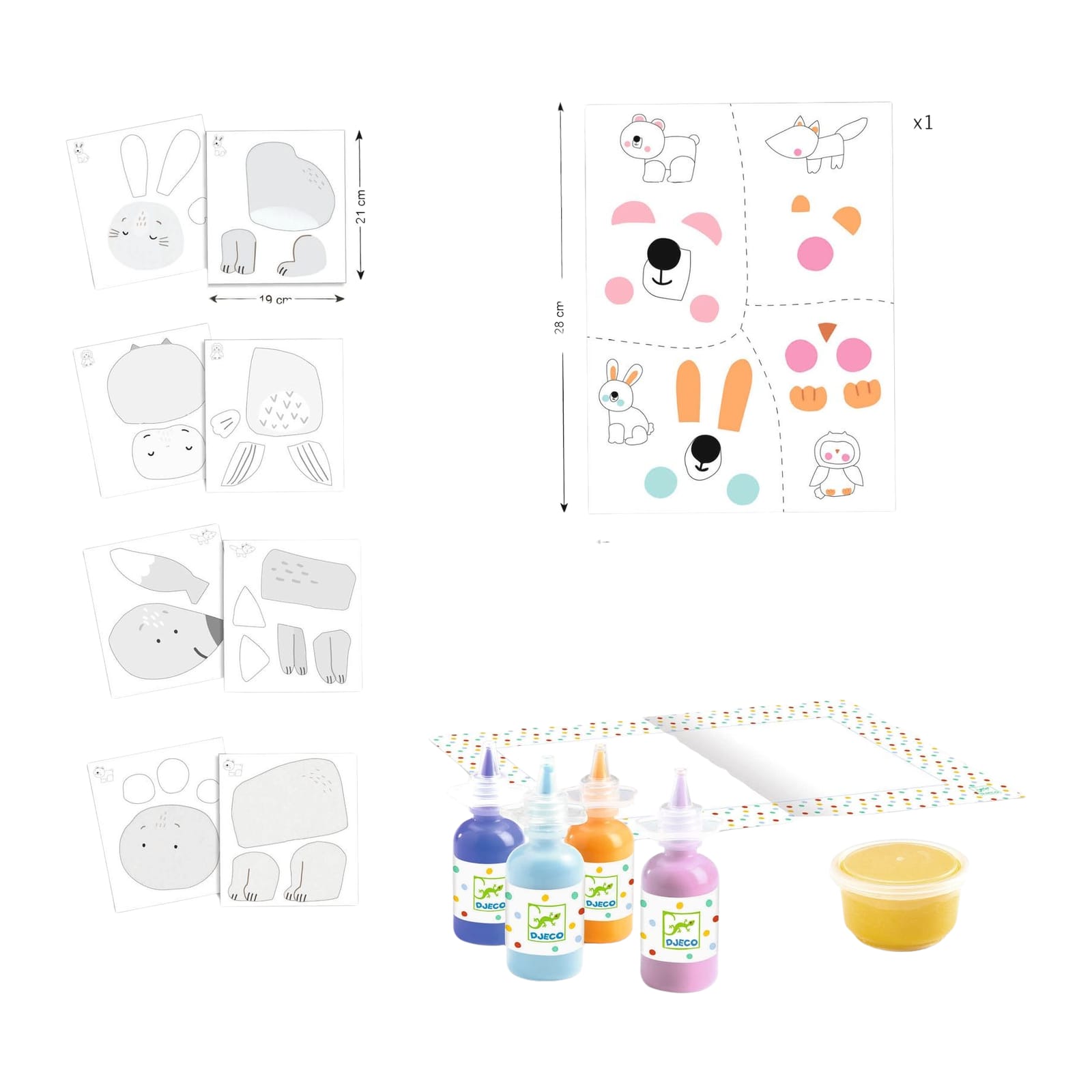 Finger Painting Craft Set - Messy Fun