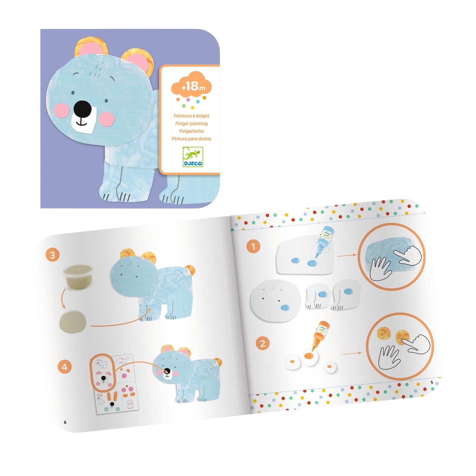 Finger Painting Craft Set - Messy Fun