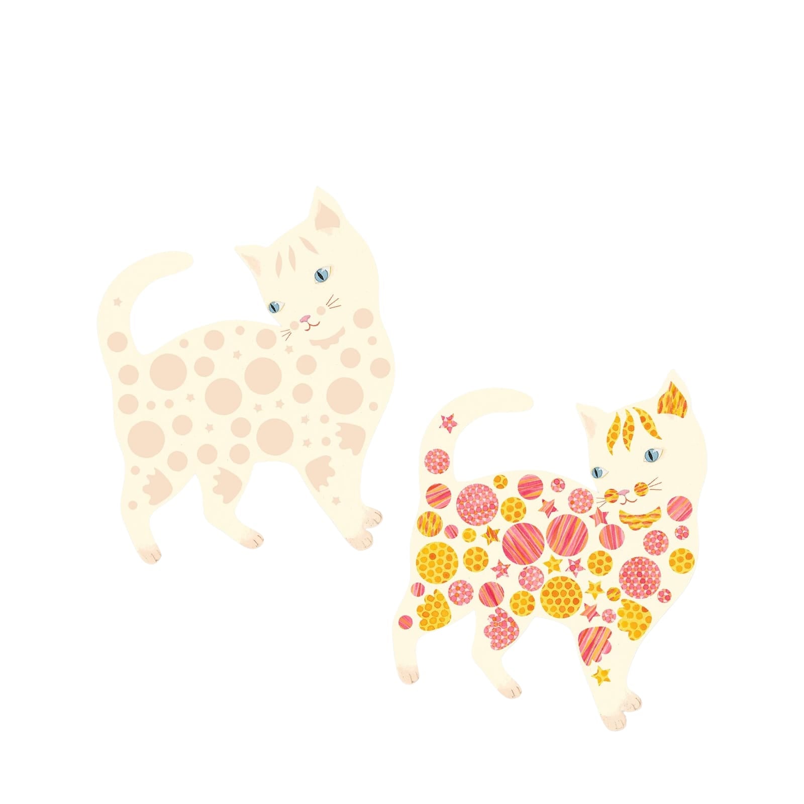 Paper Collage Craft Set - Cute Cats