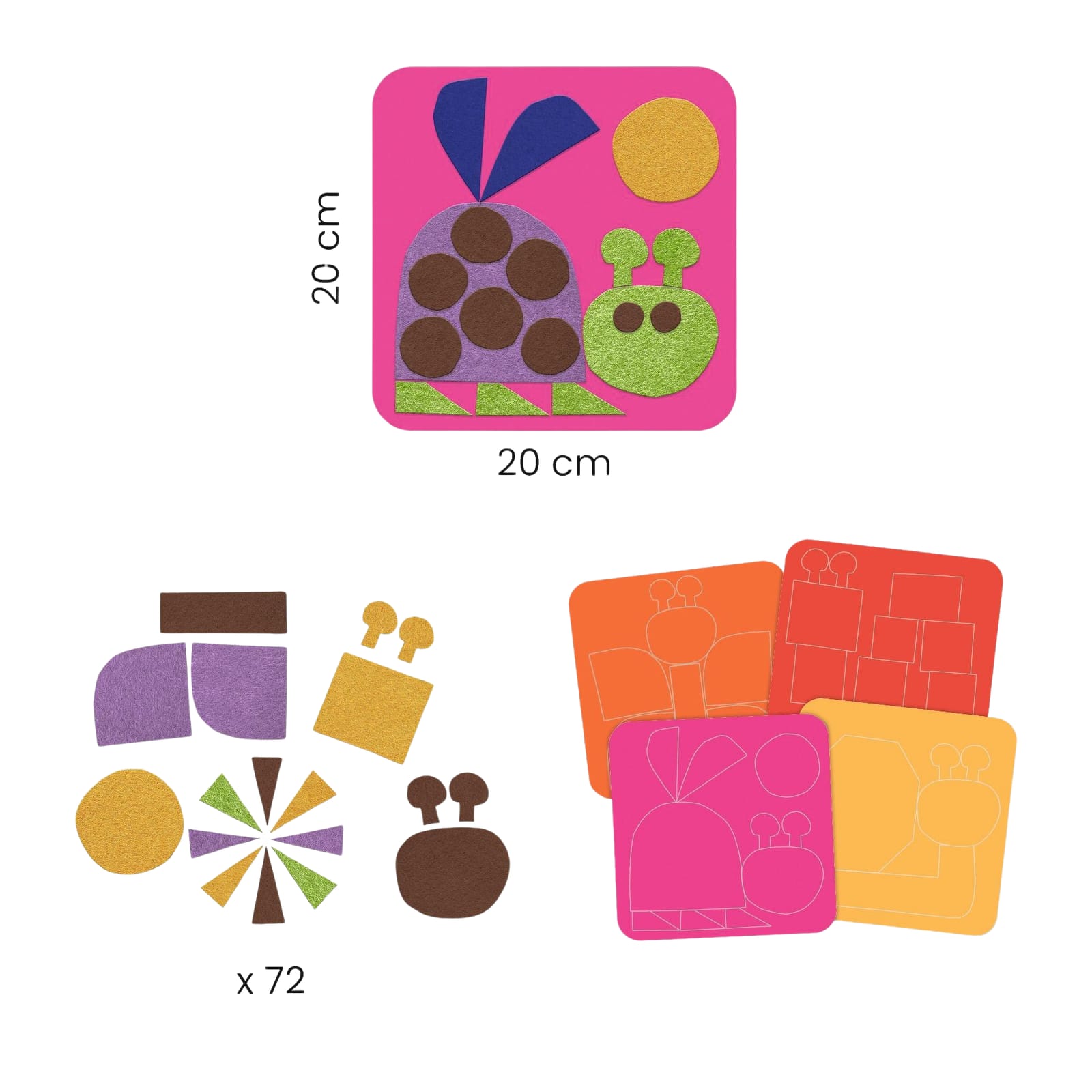 Felt Collage Craft Set - Soft Creations