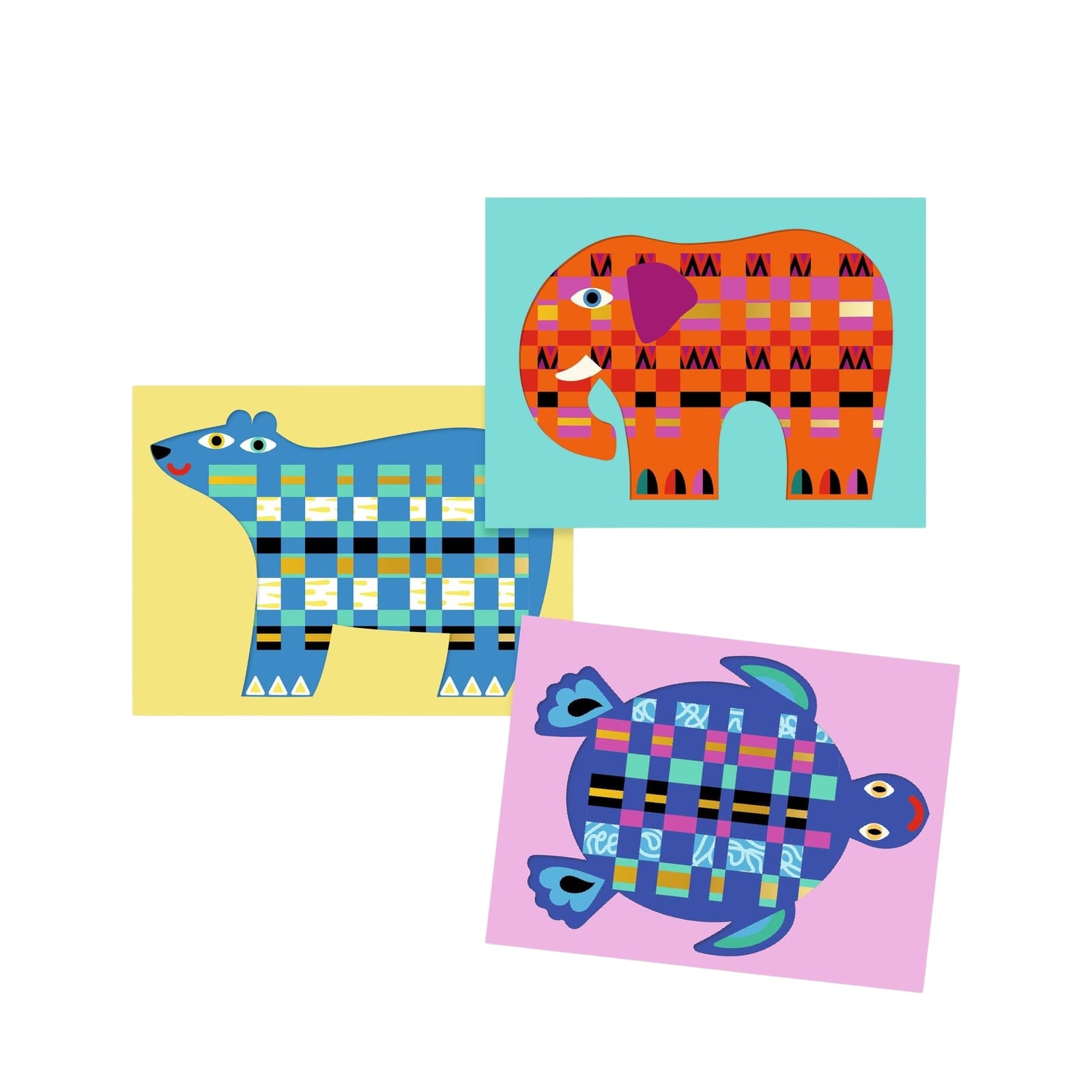 Paper Collage Craft Set - In Front and Behind