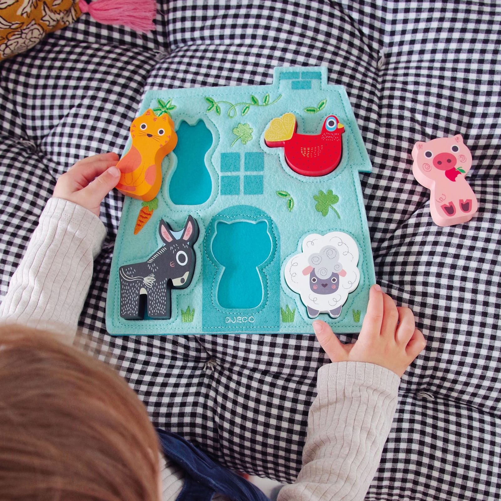 Farm Animal House Puzzle