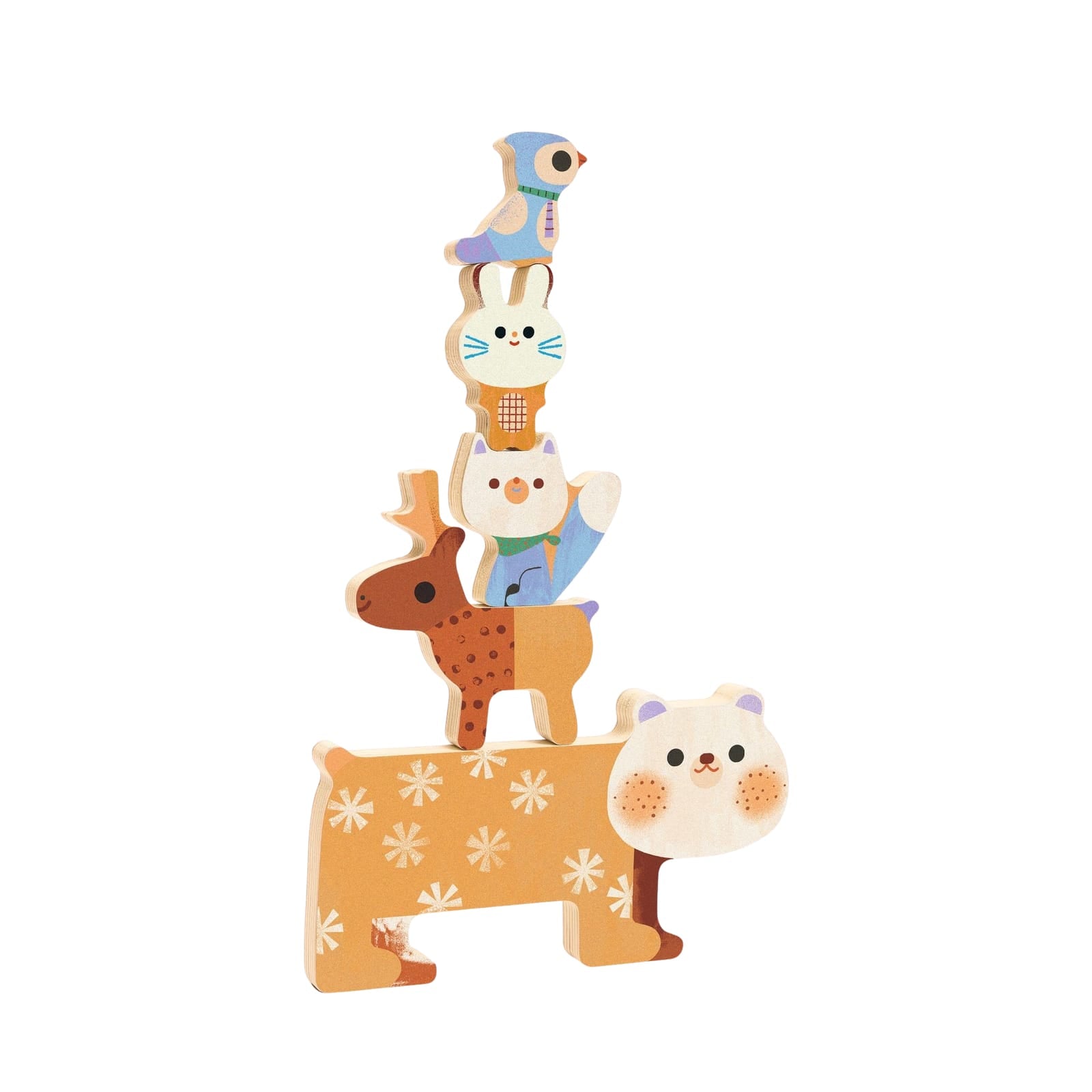 Wooden Puzzle Board - Woody Stack